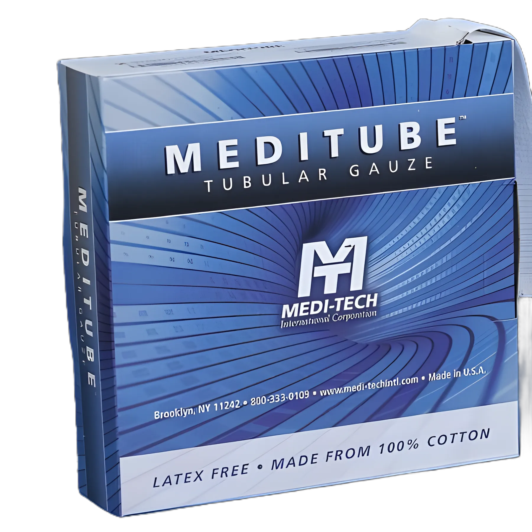 Meditube™ Cotton Tubular Retainer Dressing, 7/8 Inch x 15 Yard, Size 1.5, NonSterile for Finger/Toe