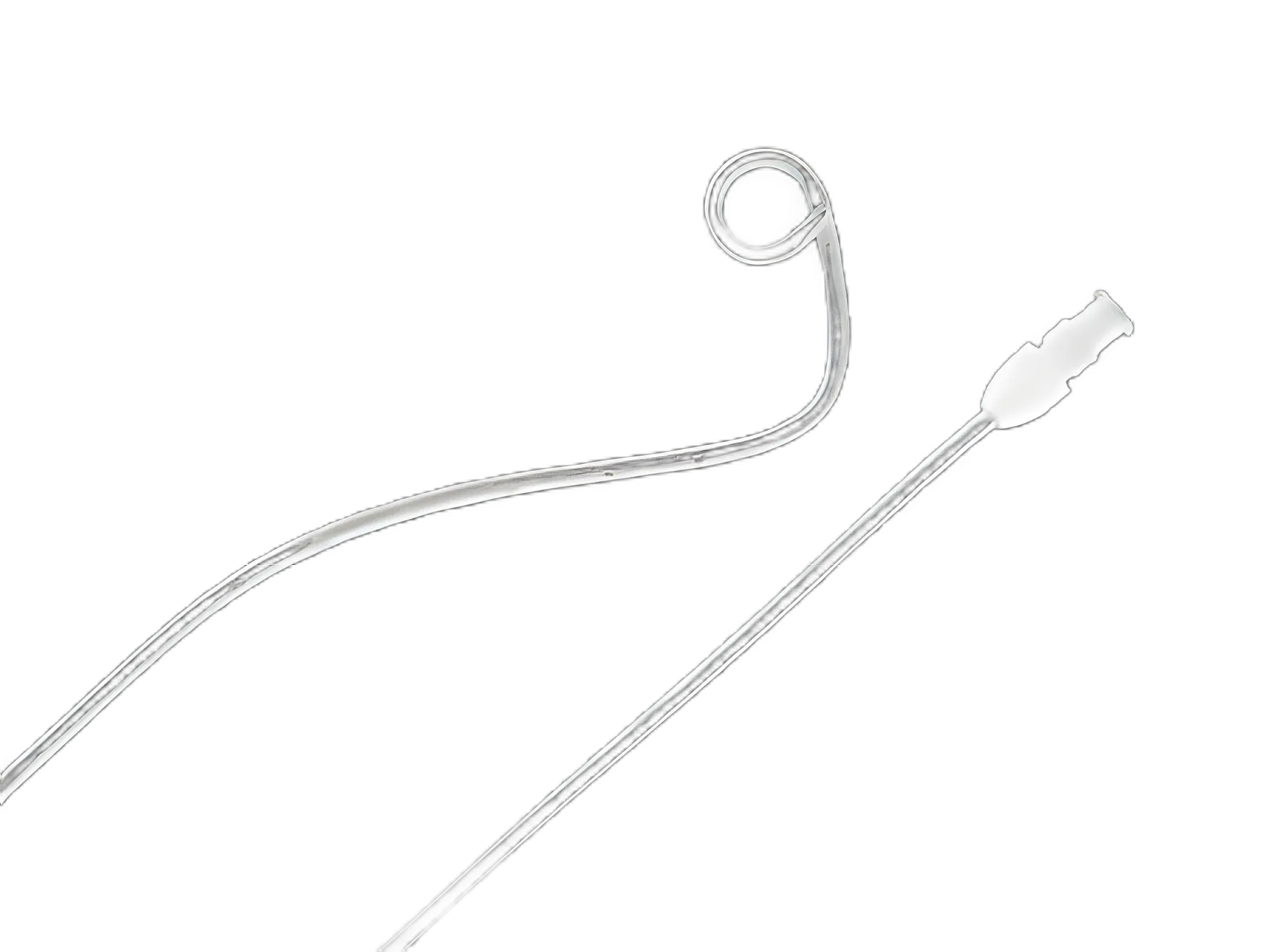 Cook Medical 10.2 Fr. Silicone Drainage Catheter - 50 cm Straight Style for Percutaneous Drainage