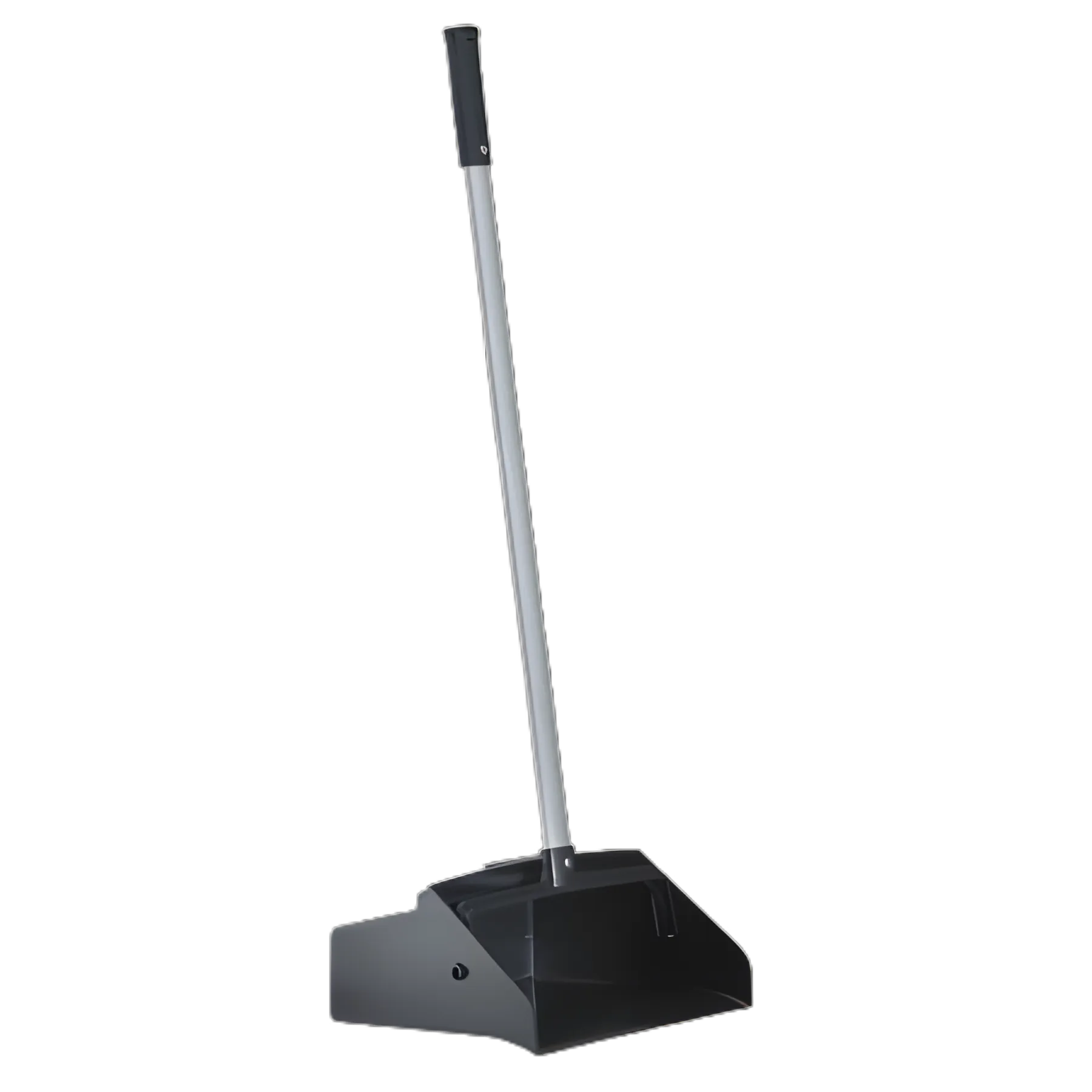 Boardwalk® Upright Dust Pan, 11-3/4 Inch, Black/Silver - Medical Grade Housekeeping Supplies