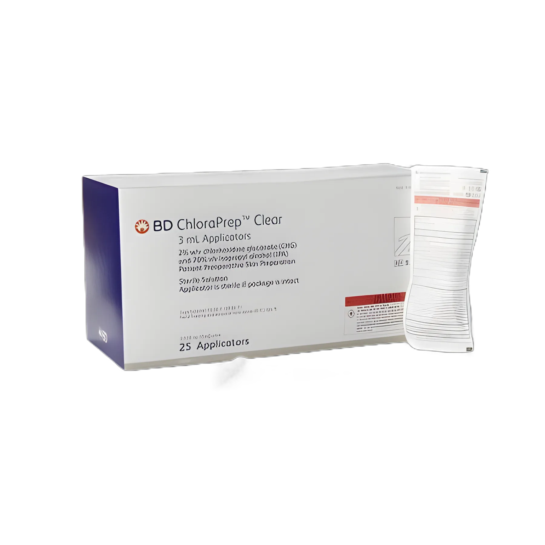 Skin Prep Solution ChloraPrep™ Clear 3 mL Foam Applicator 2% / 70% Strength CHG (Chlorhexidine Gluconate) / Isopropyl Alcohol Sterile