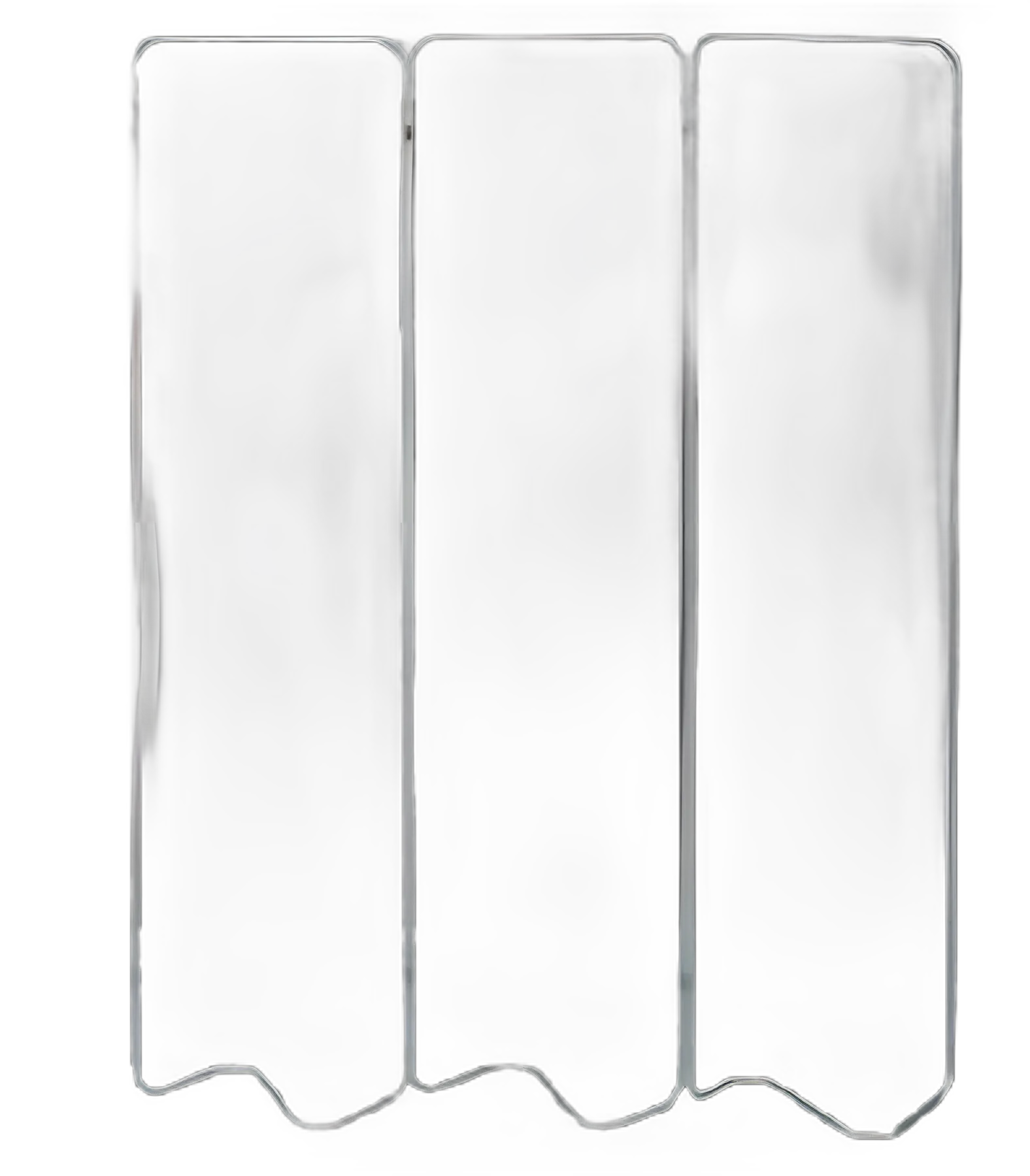Privacy Screen Frame Beamatic® Folding 3-Panel Aluminum