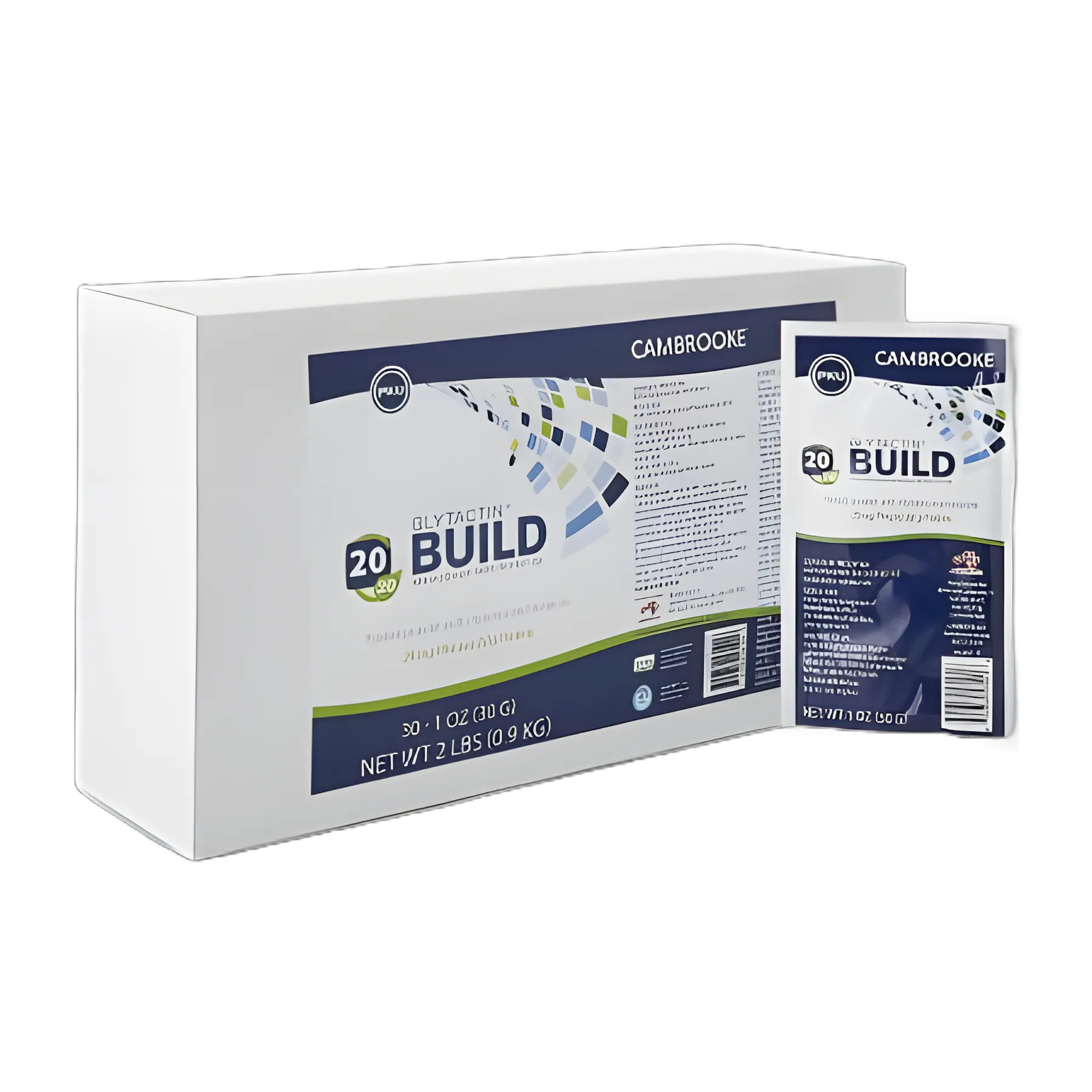 Glytactin BUILD 20/20 Neutral Flavor Powder - PKU Dietary Management Supplement
