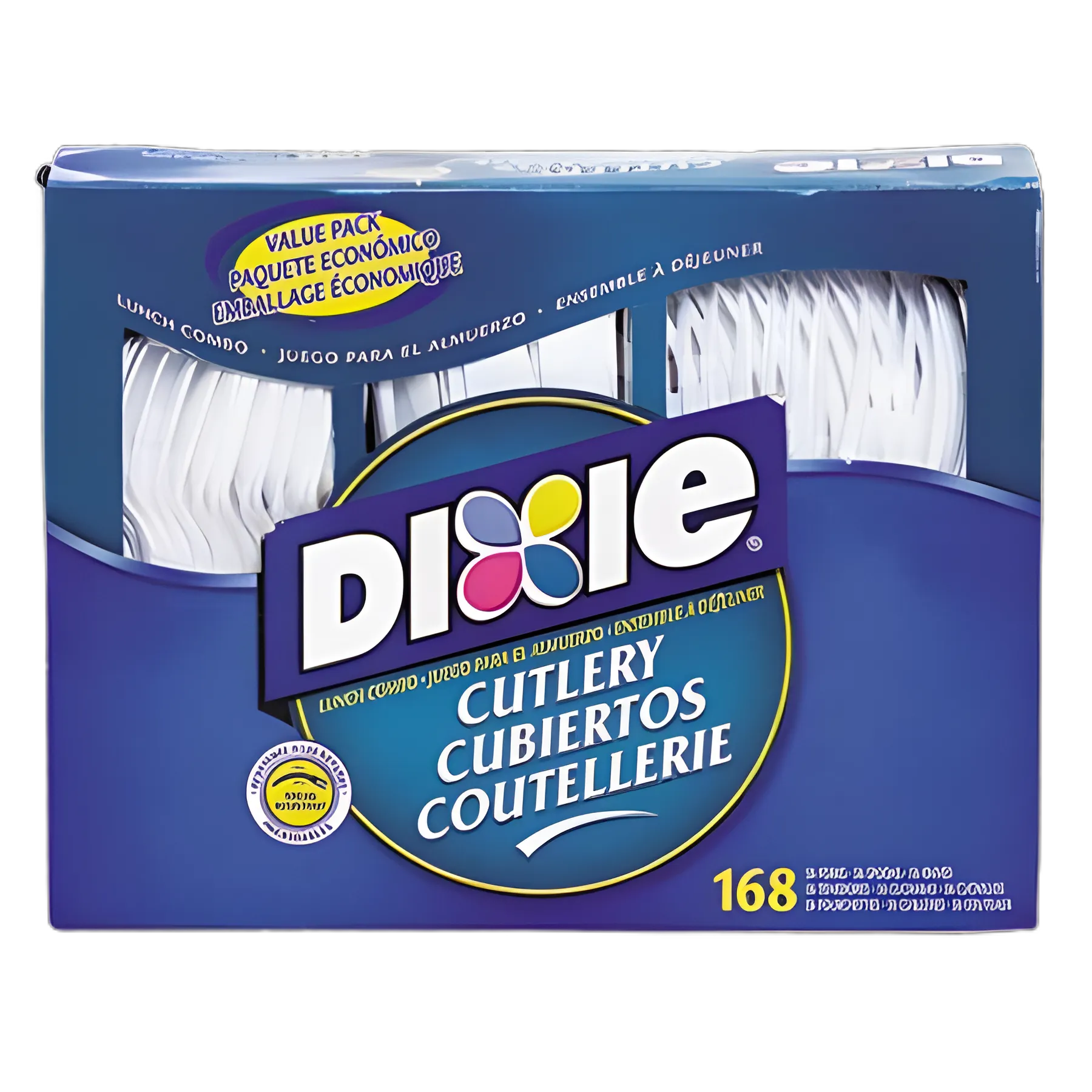 Dixie Combo Pack: Heavy-Weight Disposable Cutlery Set for Medical and Catering Use