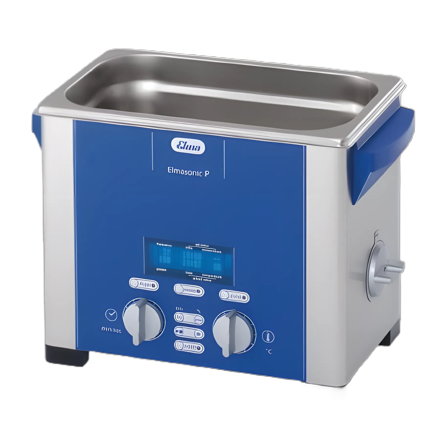 Elmasonic E Plus Series Ultrasonic Cleaner, 2.75L Capacity - Ideal for Laboratory Use