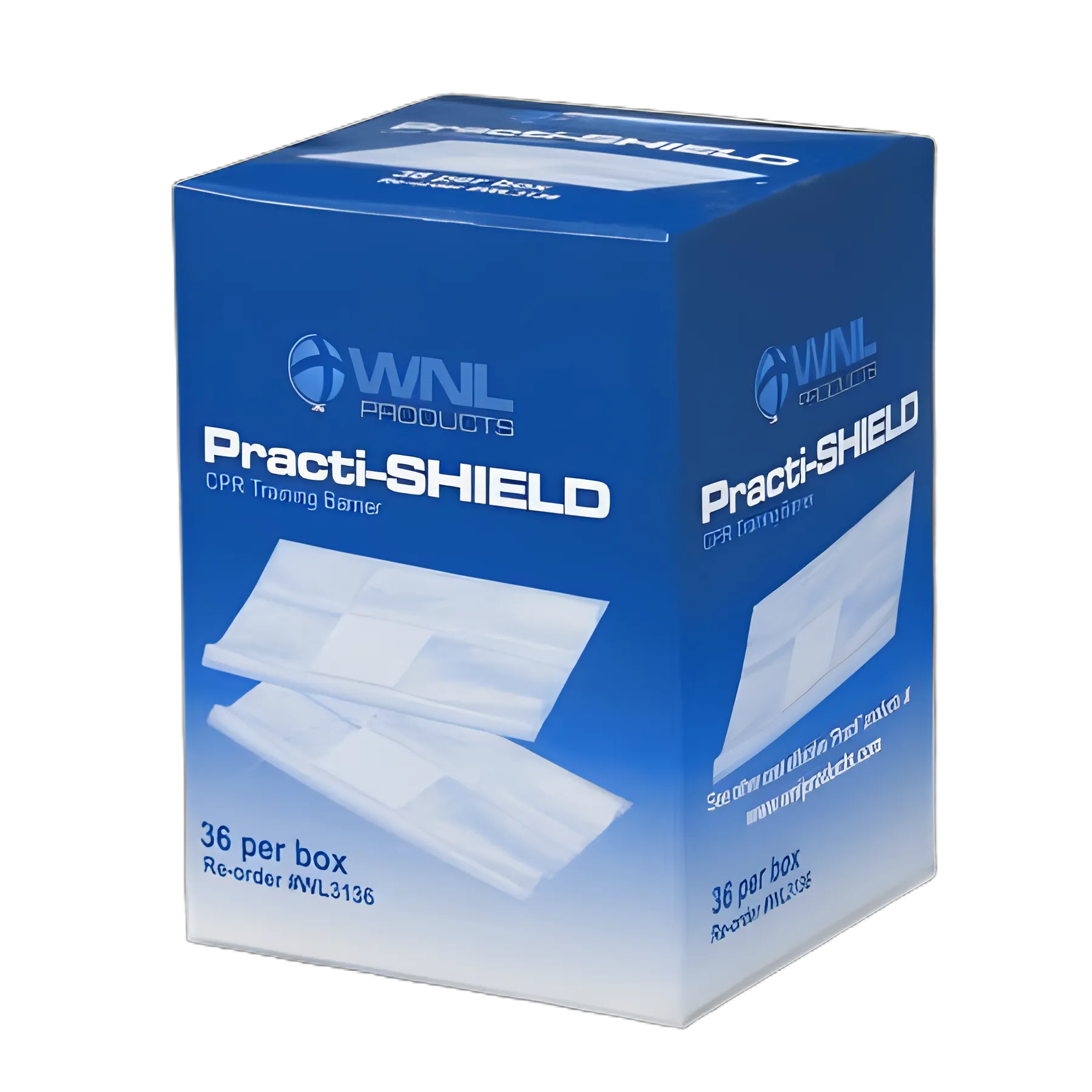 CPR Training Face Shield Practi-SHIELD® by Work N Leisure - Single-Use, Latex-Free