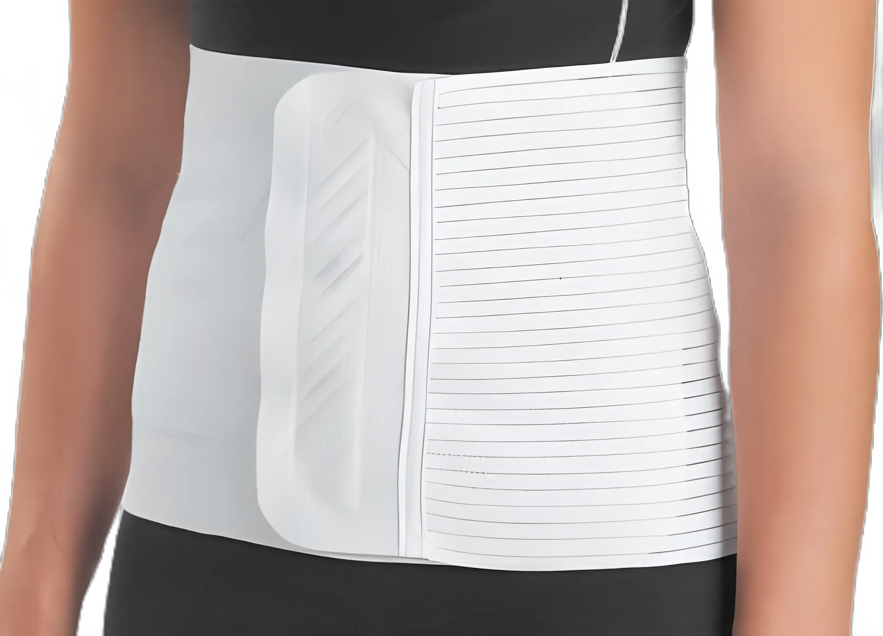 Abdominal Binder ProCare® Small / Medium Hook and Loop Closure 20 to 42 Inch Waist Circumference 12 Inch Height Adult