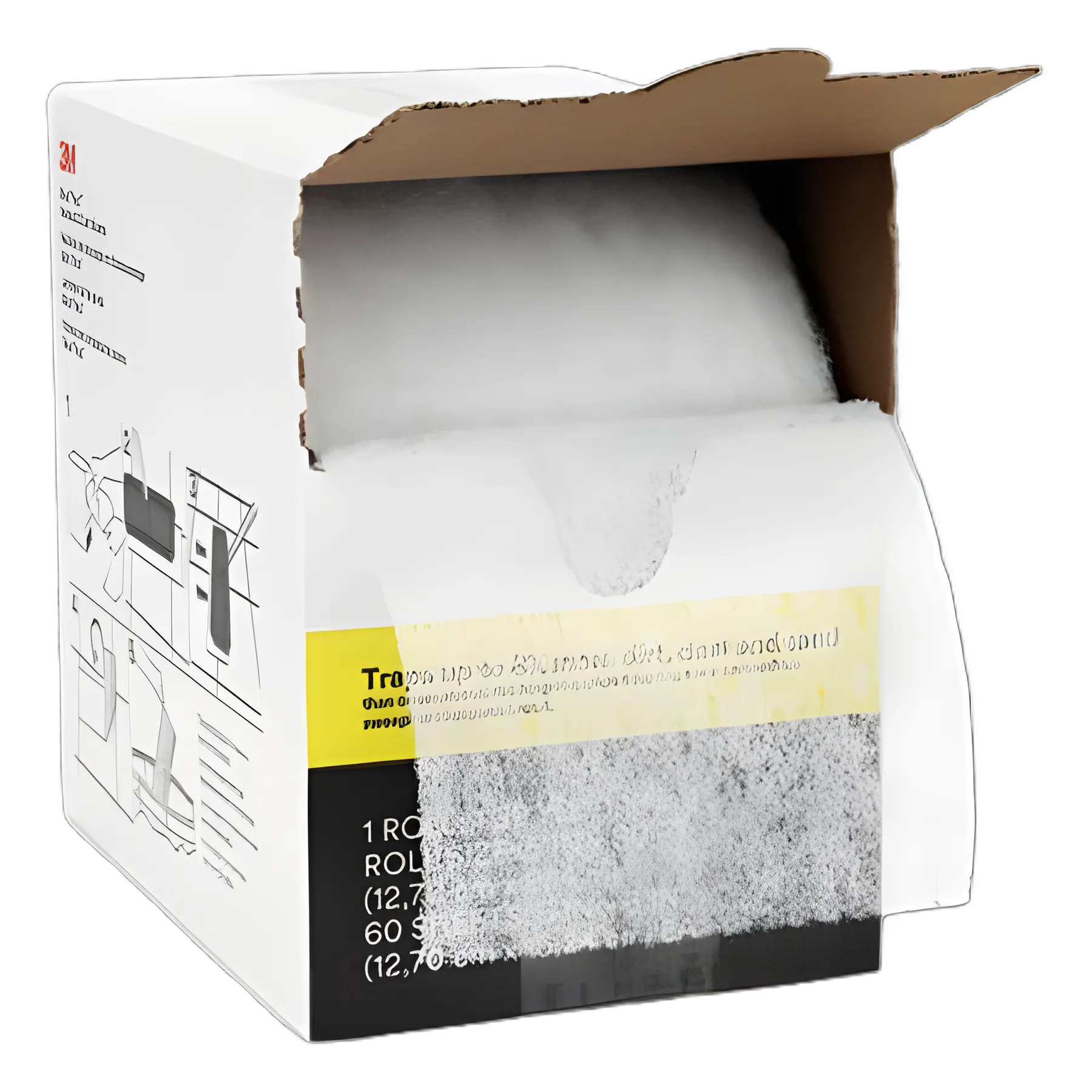 3M™ Easy Trap Duster, 5" x 30 ft Roll - High-Efficiency Dusting Cloth