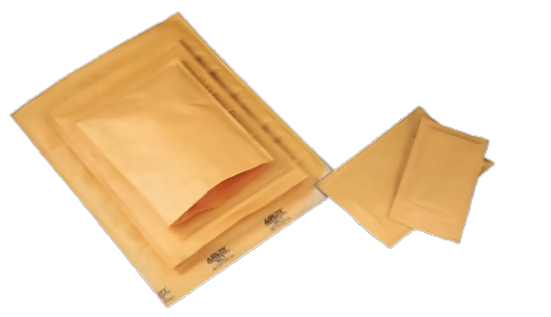 Action Health 4x8 Inch Bubble Mailer Gold for X-Ray Films & Medications