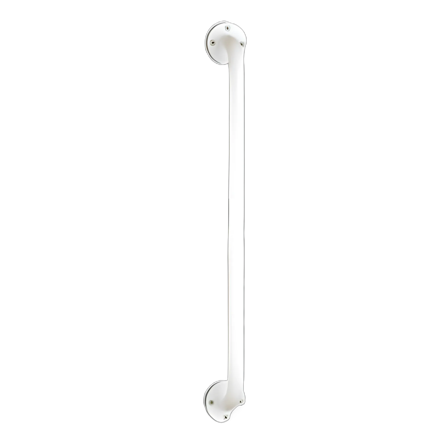 Nova Ortho-Med Wall Grab Bar White 8024PC-R for Bathroom Safety