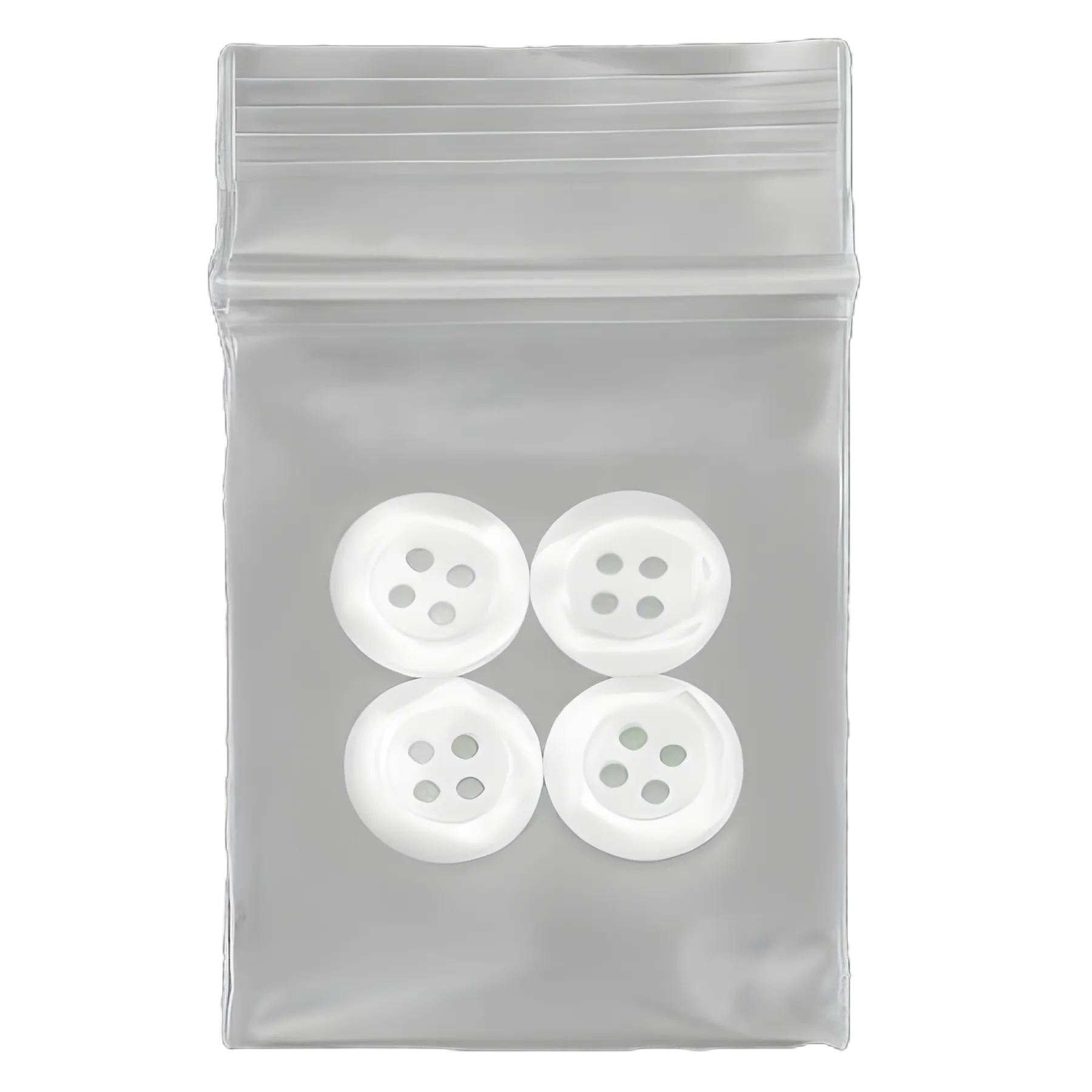 LDPE Clear Reclosable Bag 1.5x2 Inches with Zipper Closure for Medical Use