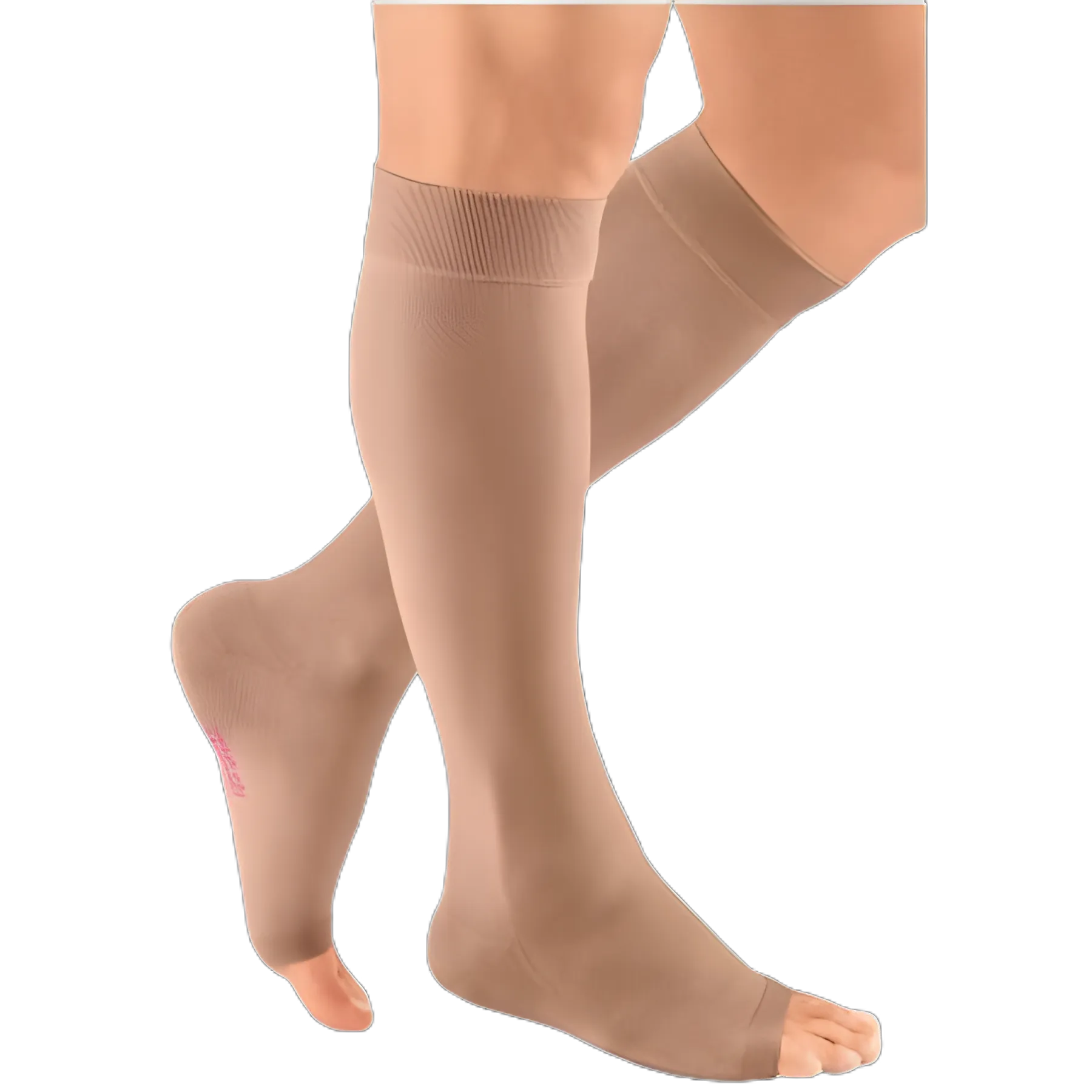 mediven plus Compression Stocking, Knee High, Size 6, Beige, Open Toe - Superior Edema Control