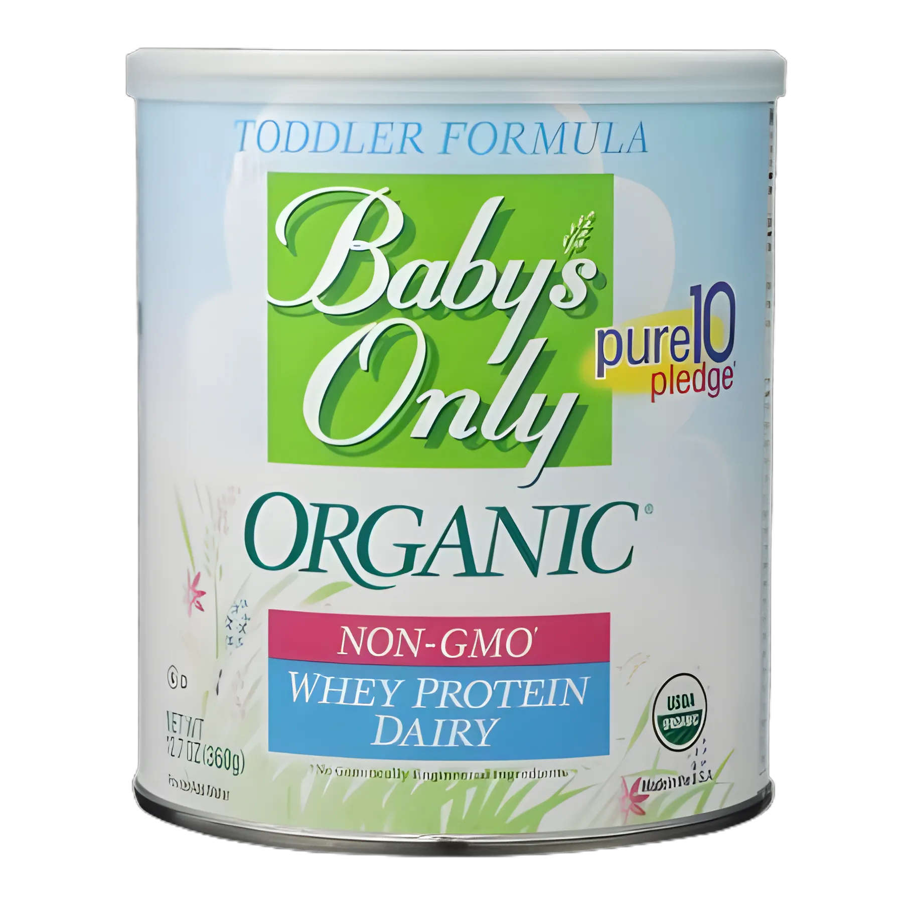 Baby's Only® Organic Toddler Formula, Unflavored, 12.7 oz. - Lactose-Based, Whey-Enriched