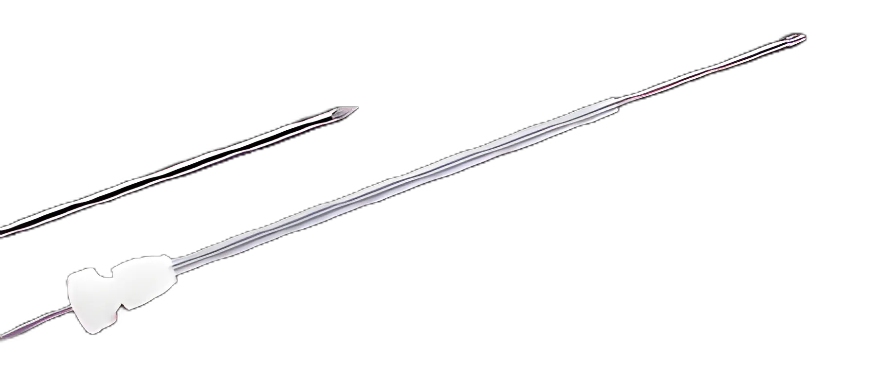 Cholangiography Catheter Set 4 Fr. Size 16 Gauge Trocar 43 cm Trocar Length