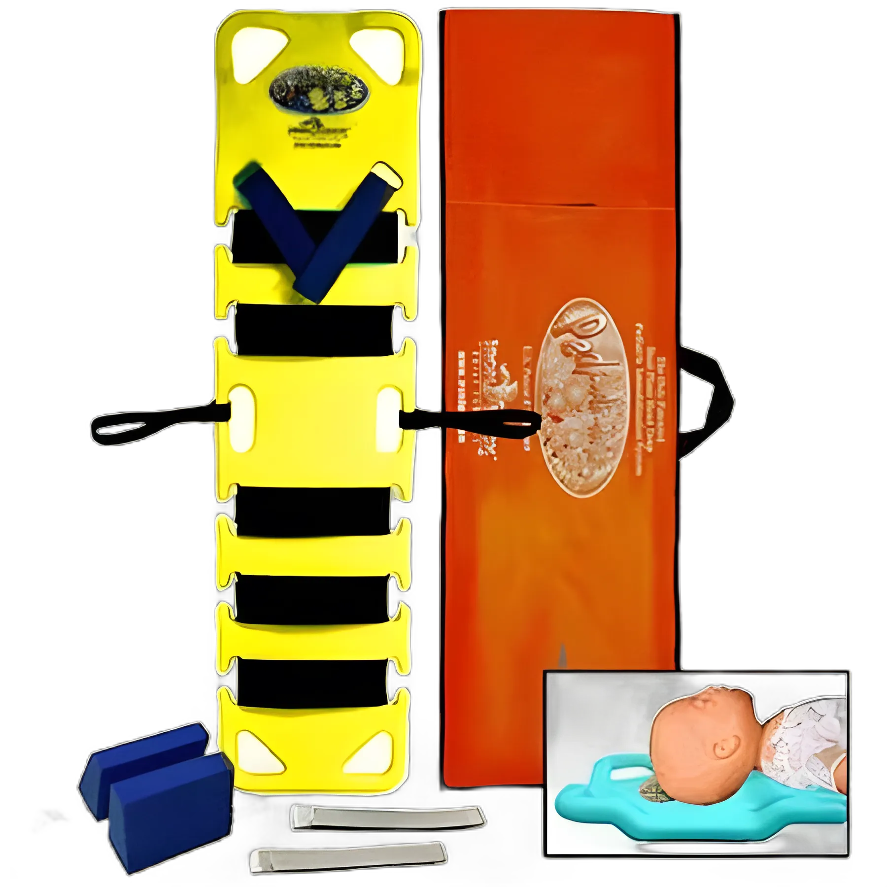 Pedi Air Align Pediatric Spineboard - High Density Polyethylene for Safe Child Immobilization
