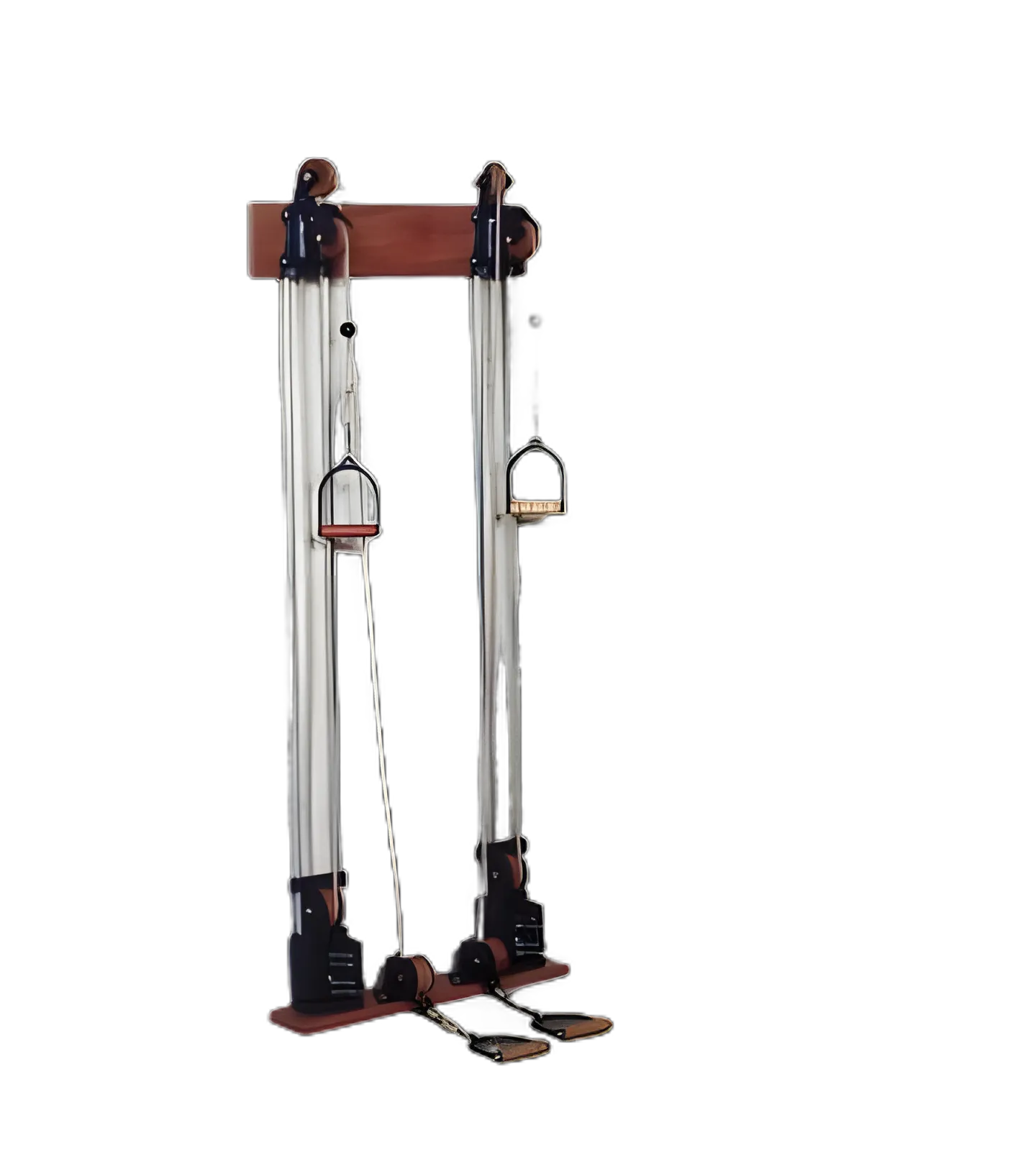Fabrication Enterprises Chest Weight Pulley System - Single Handle Mid, Dual Tower Design for Physical Therapy