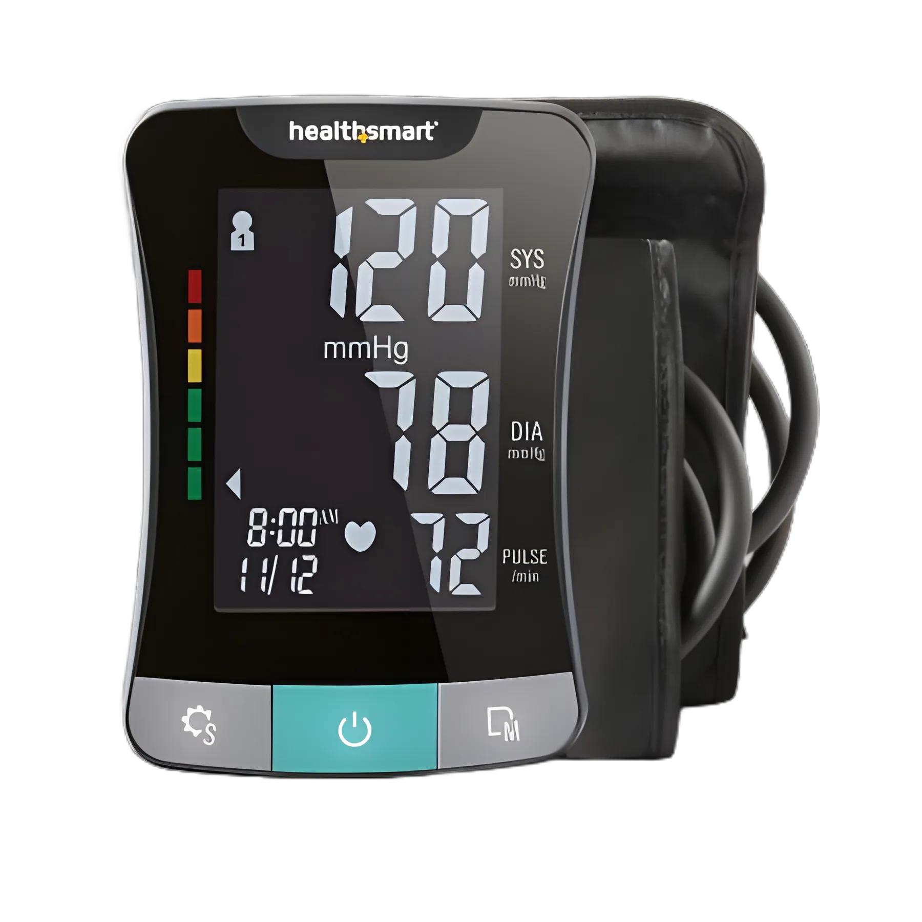 LifeSource Large Cuff Home Automatic Digital Blood Pressure Monitor with Irregular Heartbeat Detection