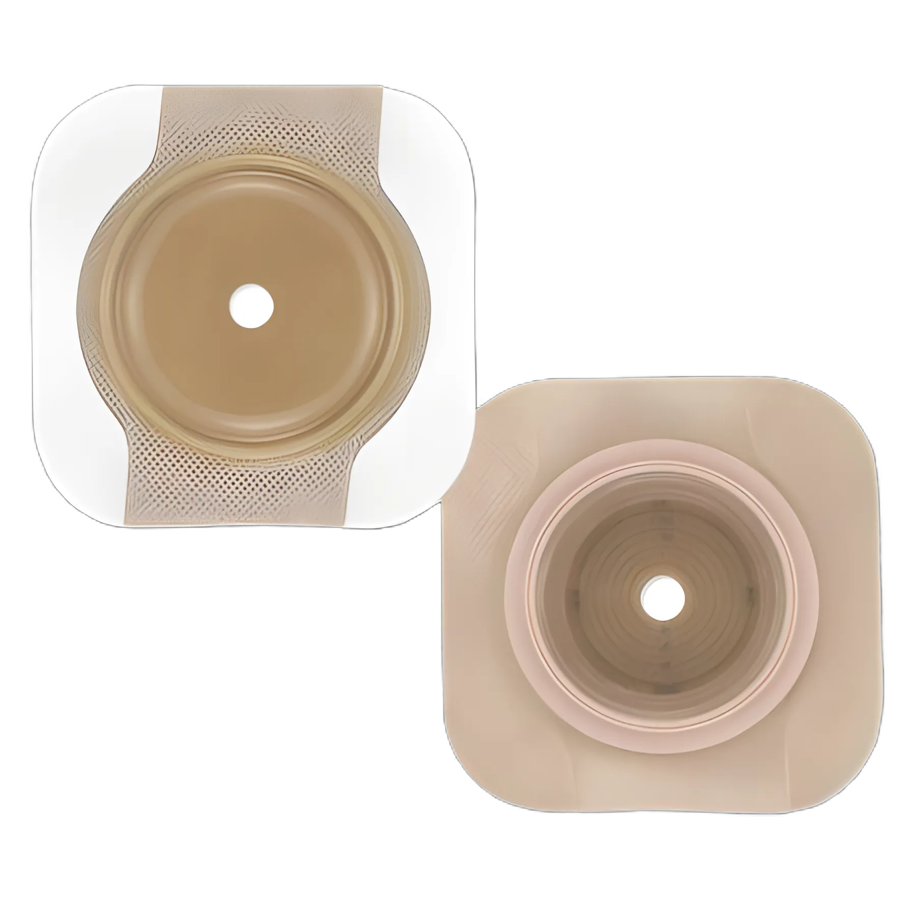 Hollister New Image CeraPlus Ostomy Barrier with Pre-Cut 1-1/4 Inch Opening and Extended Wear Adhesive - 57mm Flange, Red Code - 11906