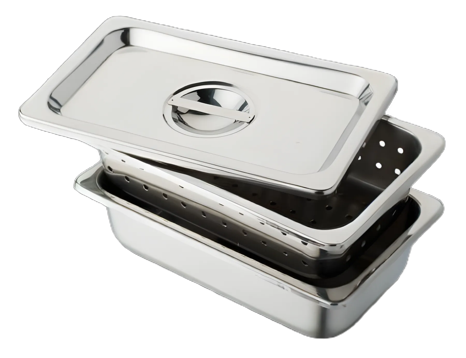 Instrument Tray Stainless Steel 3.93 X 6.29 X 10.23 Inch