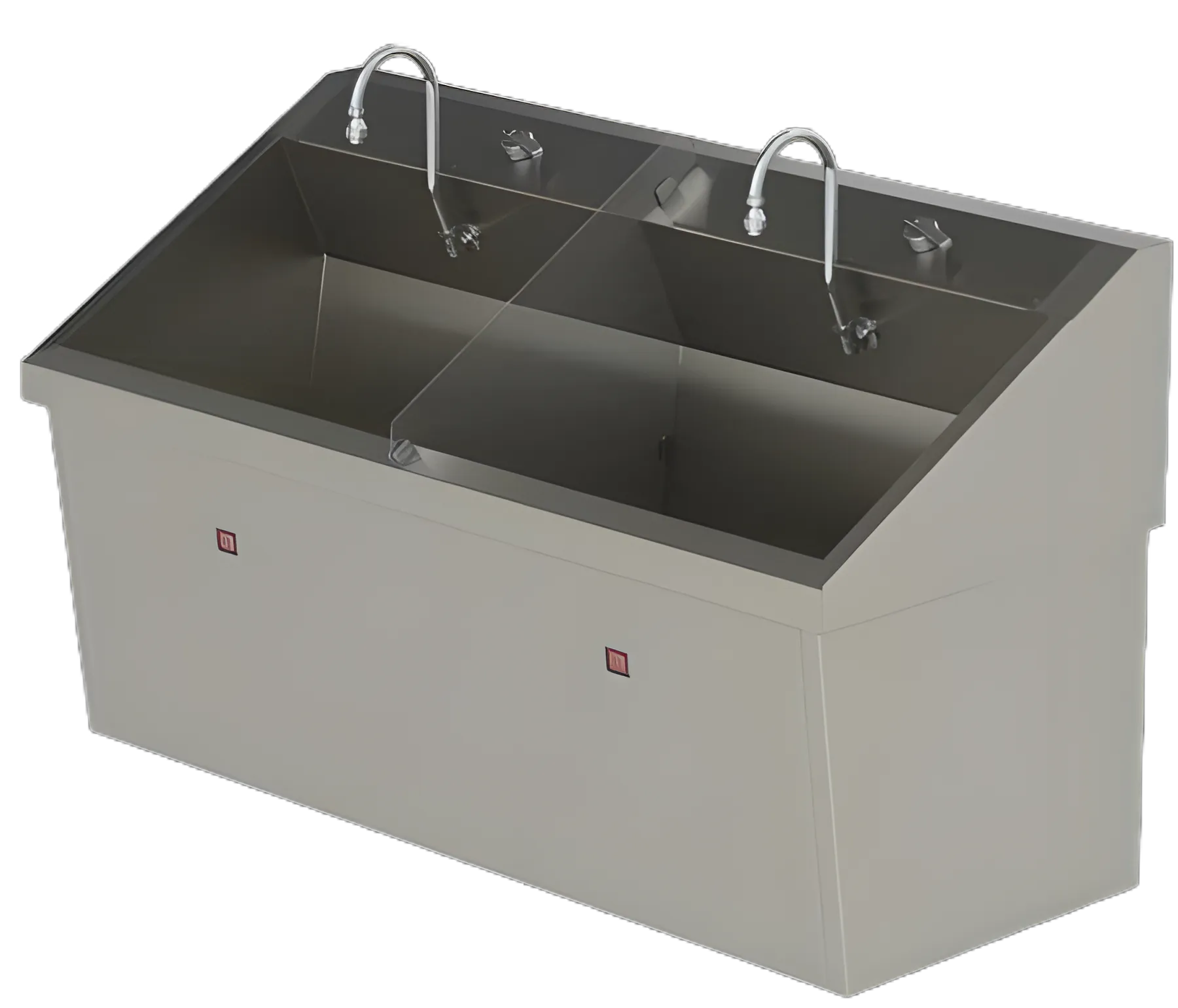 Infrared Sensor Double Surgical Scrub Sink - Wall Mount or Free Standing