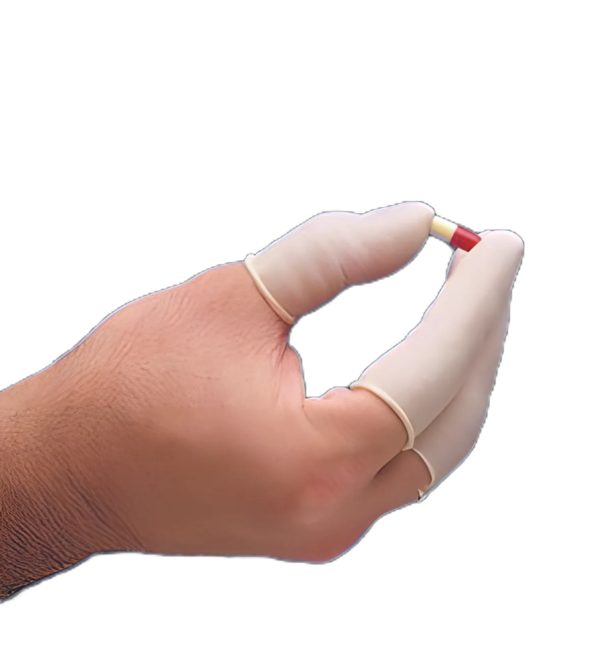 Finger Cot Large 2-3/4 Inch Length Powder Free Nitrile NonSterile