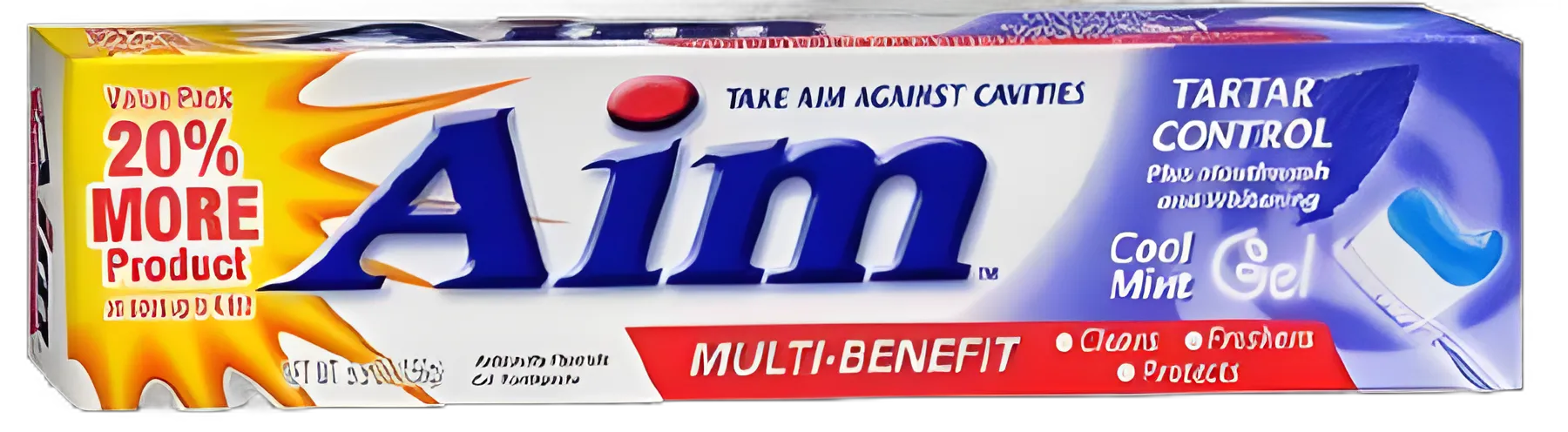 Aim™ Cool Mint Toothpaste 5.5 oz - Cavity Protection & Enamel Strengthening