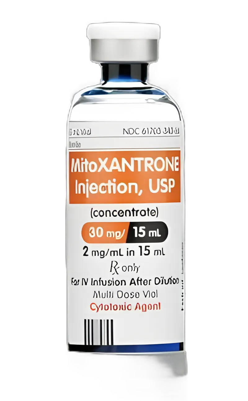 Mitoxantrone HCl, Preservative Free 2 mg / mL Injection Multiple-Dose Vial 15 mL
