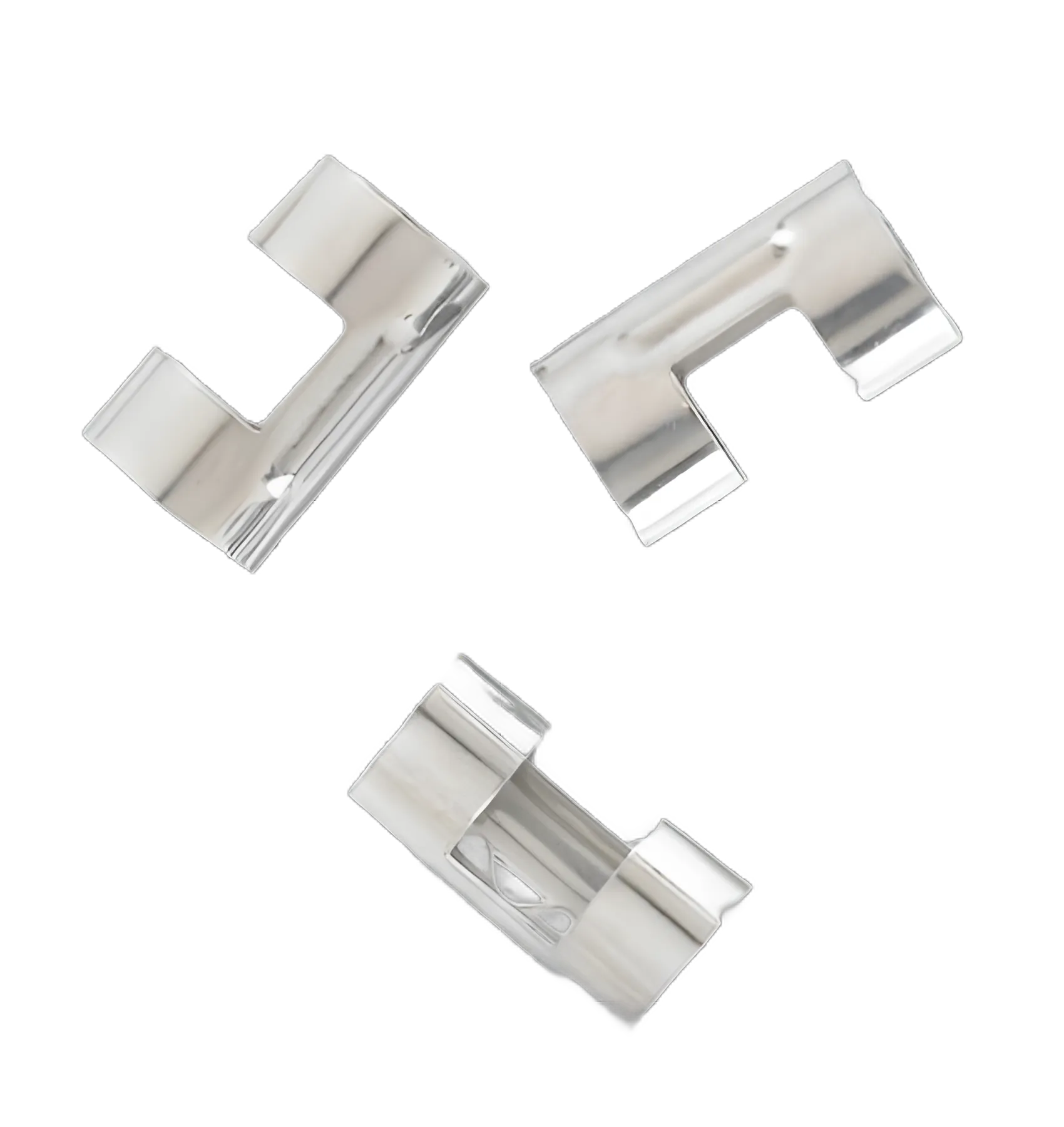 Raney Style Scalp Clip Stainless Steel Medium Silver Clip 12 Clips