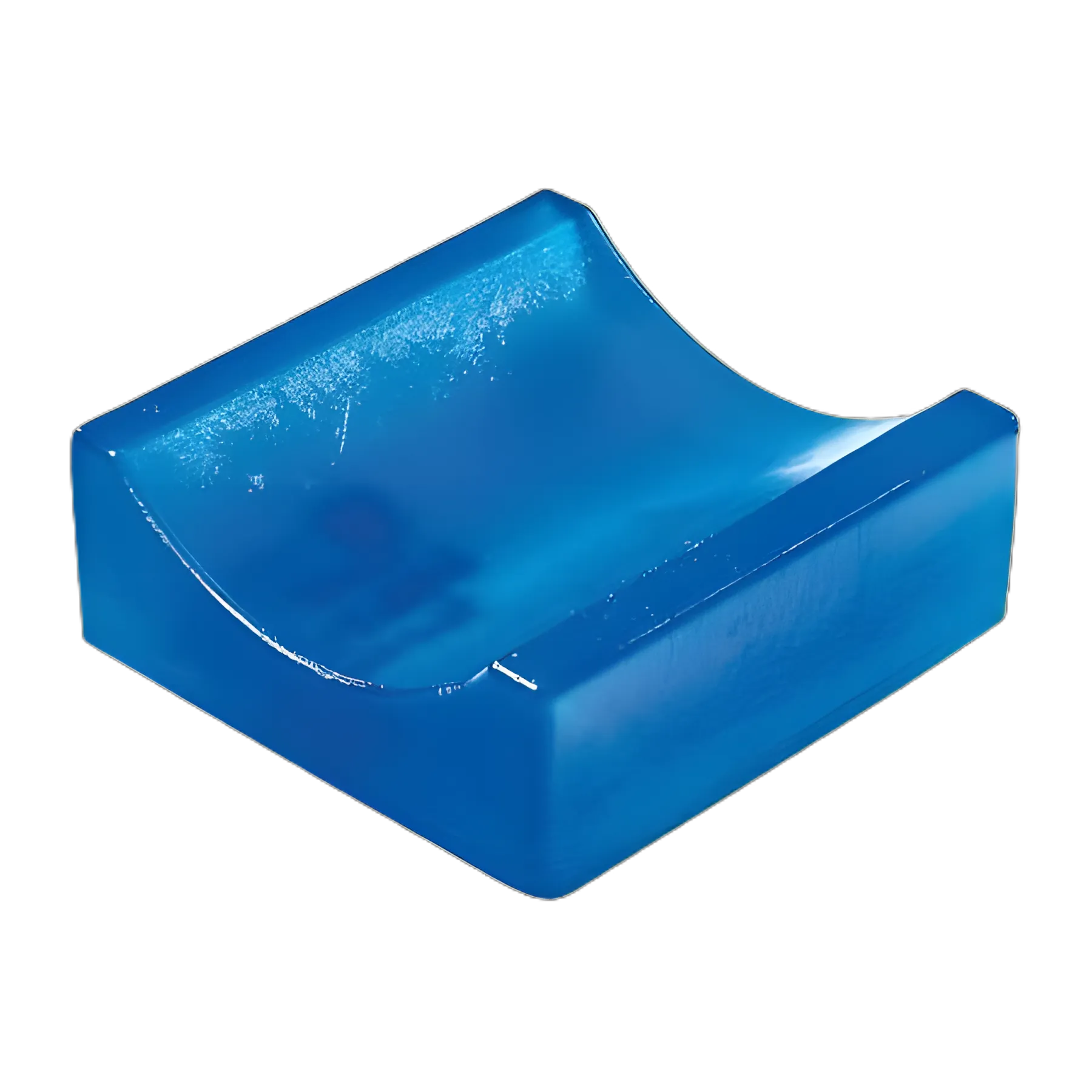 Contoured Head Rest Positioner AliMed® AliBlue™ 7 W X 7 D X 3-1/4 H Inch Gel Freestanding