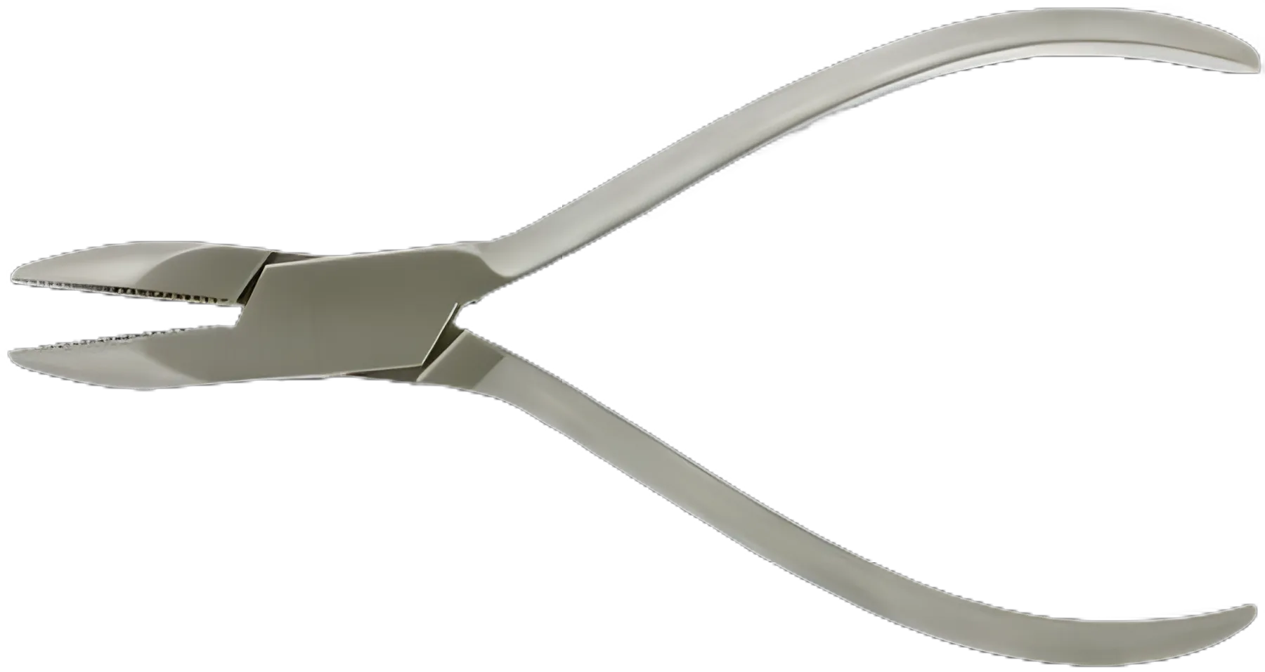 Needle Nose Pliers BR Surgical 5-1/2 Inch Stainless Steel Grooved Jaws Taper to 1 mm