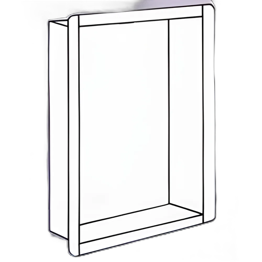 Recessed Monitoring Kit Standard, 17 L X 14 W Inch, 43.2 X 35.6 Viewing Area Trimline Series