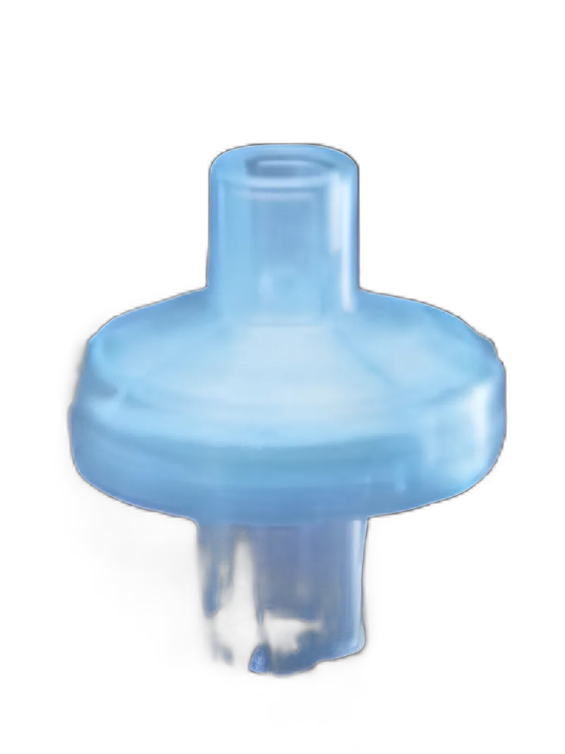 Heat and Moisture Exchanger with Filter Thermovent® 27 mg H20 @ 500 VT 1.6 @ 30 3.8 @ 60 6.5 @ 90