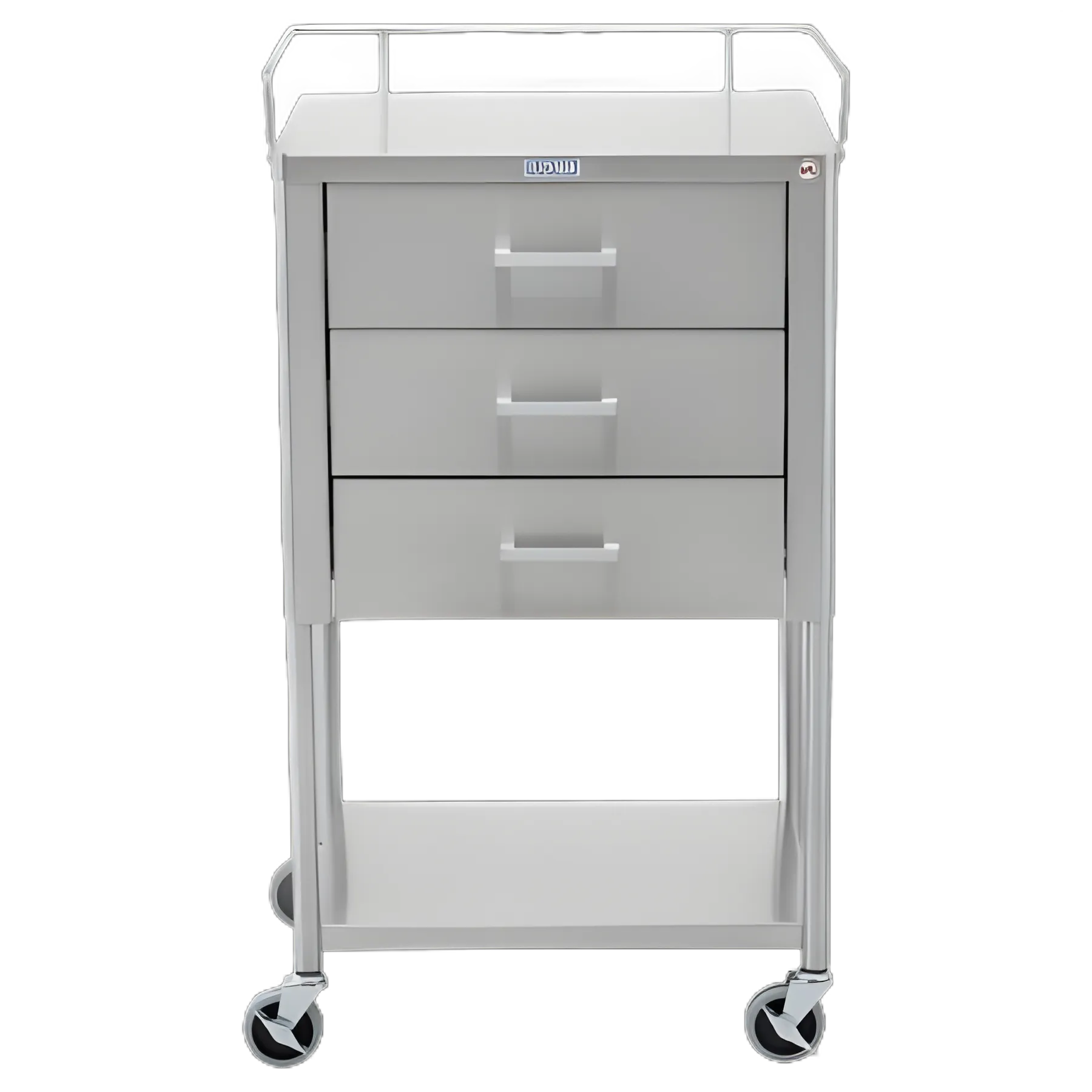 Instrument Table Saturn 20 X 16 X 34 Inch Stainless Steel 3 Drawers