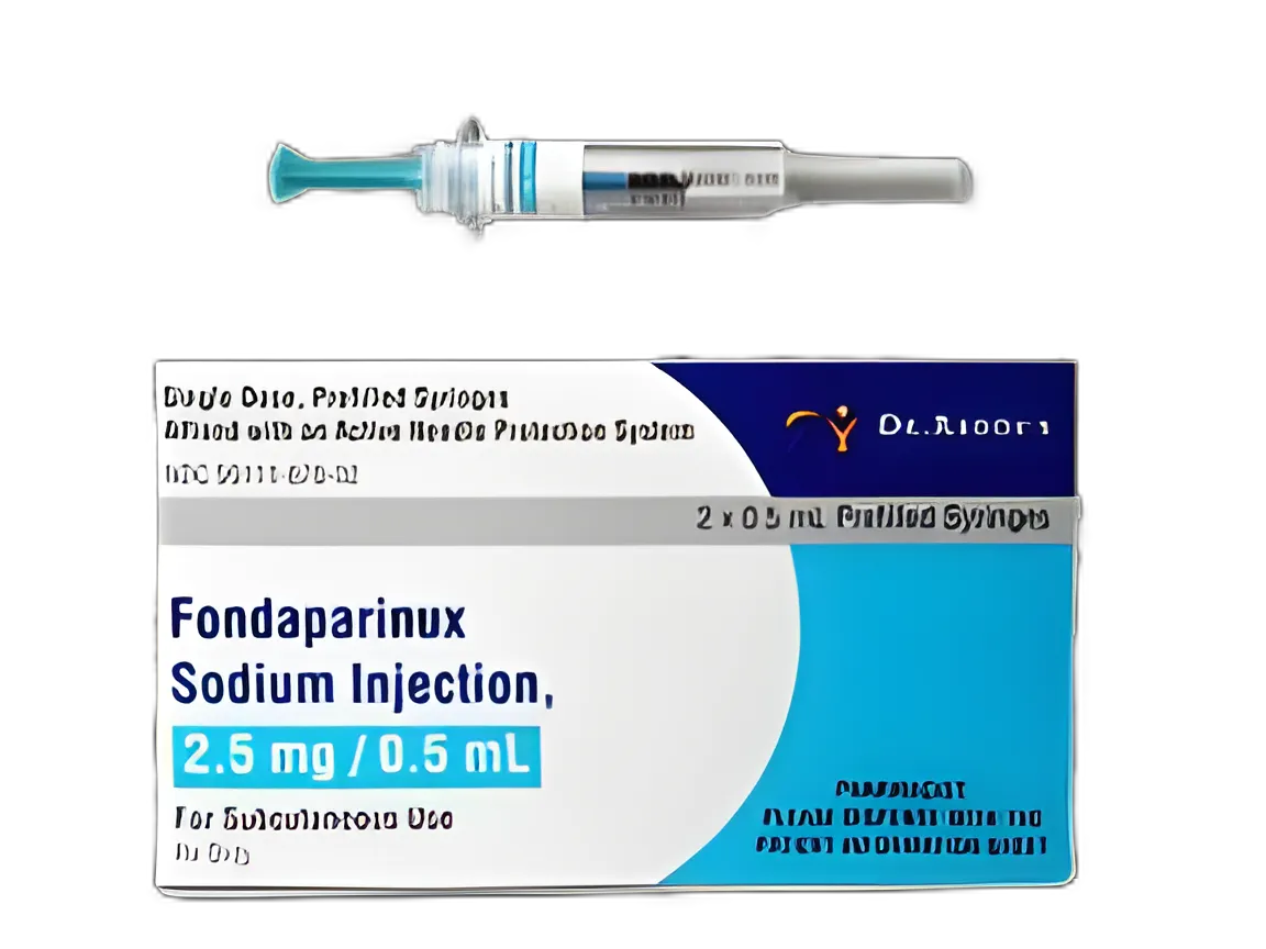 Fondaparinux Sodium 2.5 mg / 0.5 mL Injection Prefilled Syringe 2 X 0.5 mL
