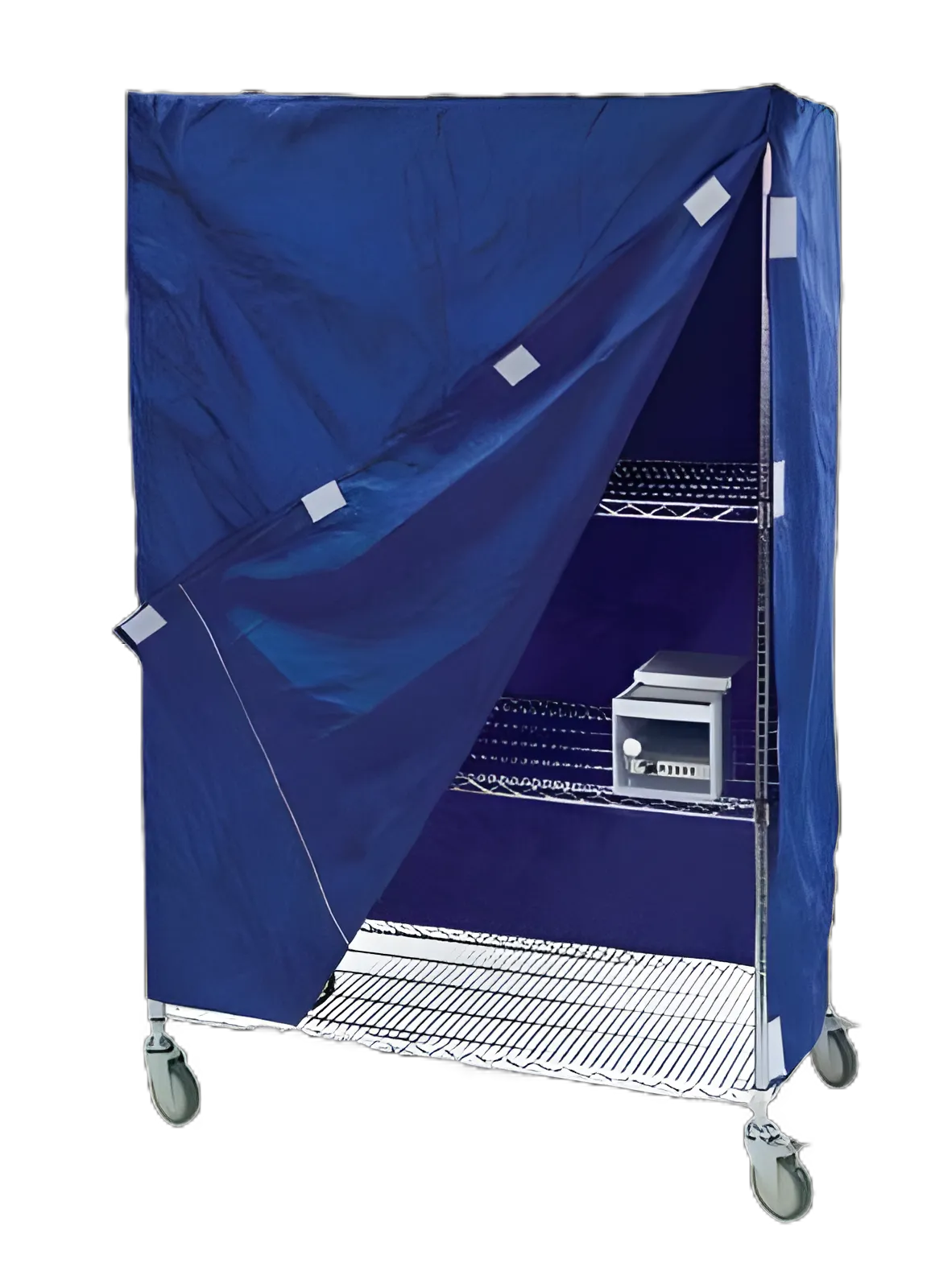 Lakeside Manufacturing Nylon Cart Cover, 18x48x72 Inch, Blue, Zippered