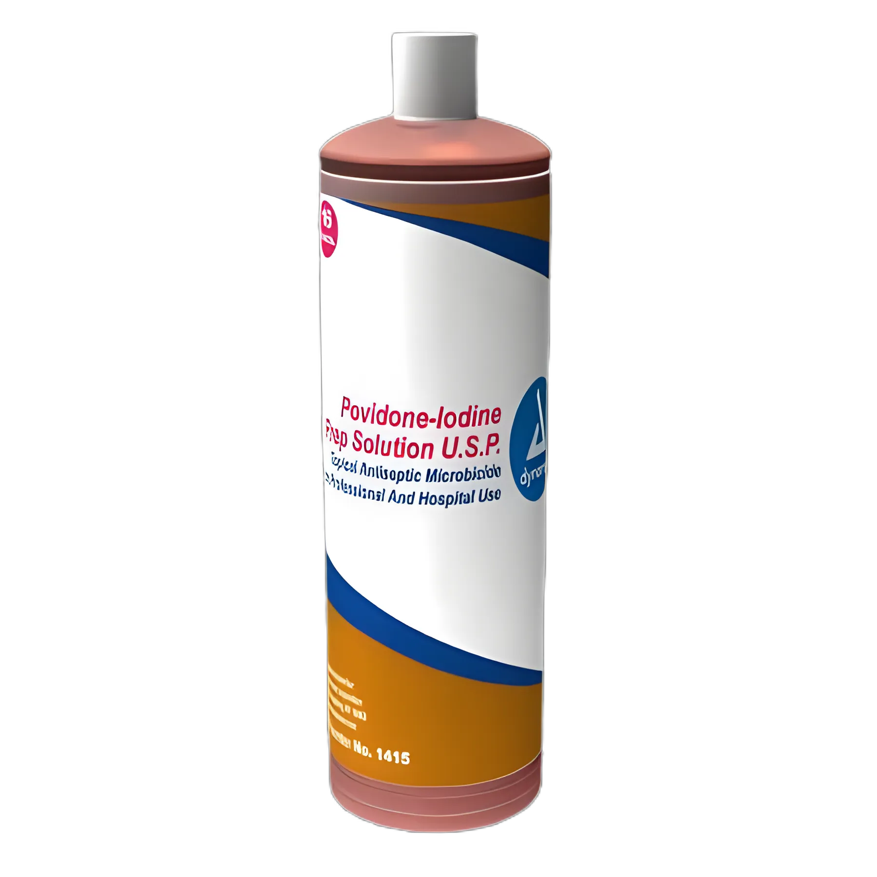 Skin Prep Solution Dynarex 16 oz. Bottle 10% Strength Povidone-Iodine NonSterile