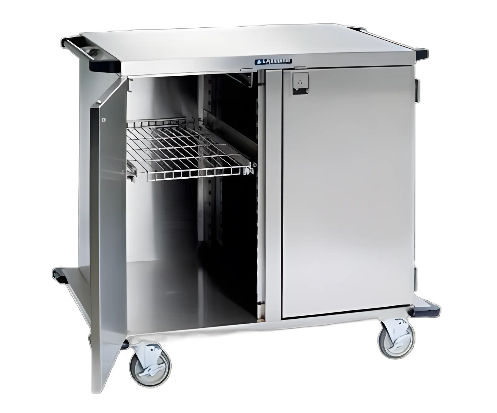 Lakeside 6945 Stainless Steel Casework Cart with Sealed Doors for Medical Use