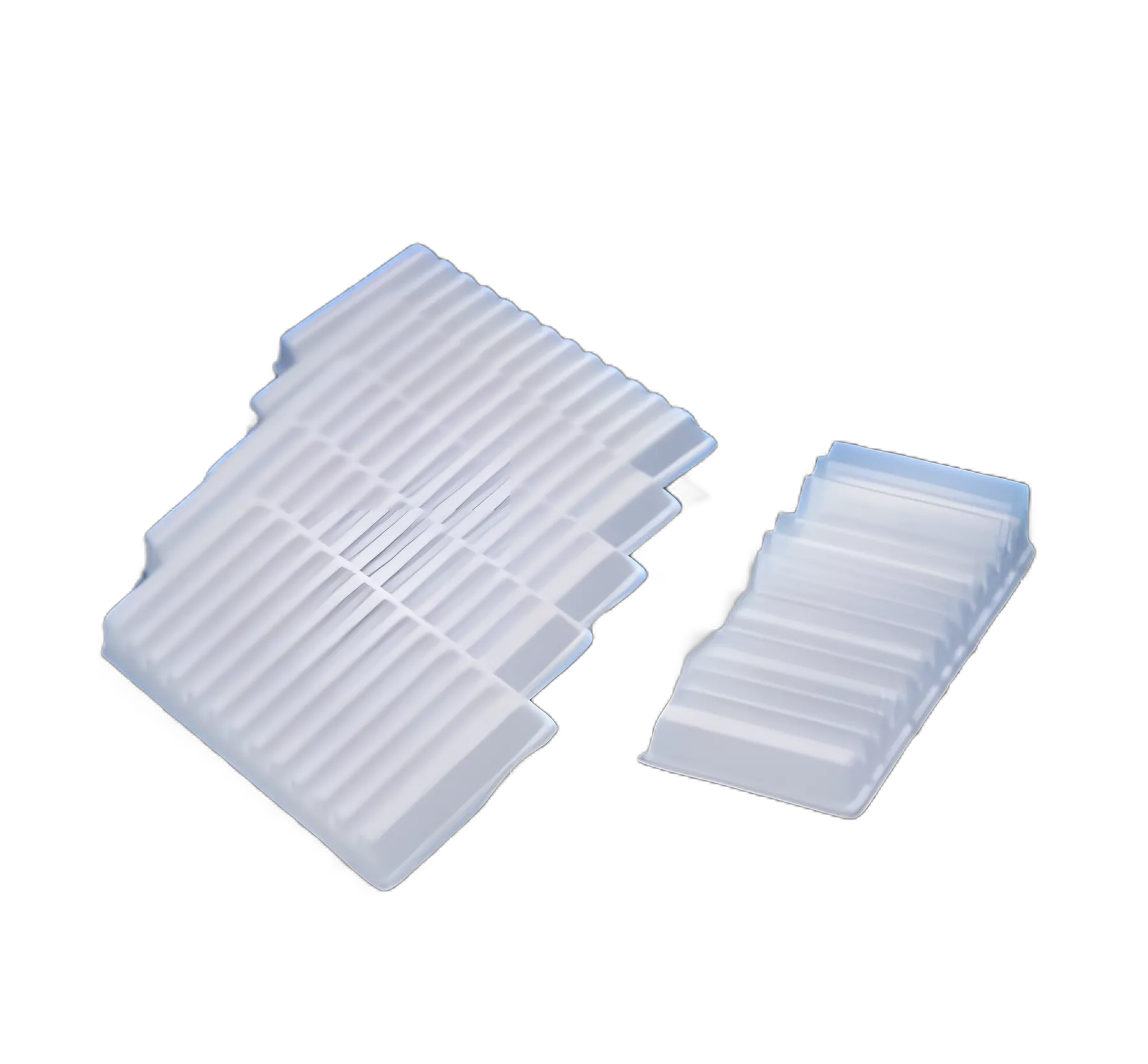 Slide Holder 3/4 X 3-3/8 X 7 Inch, White, 12-Places