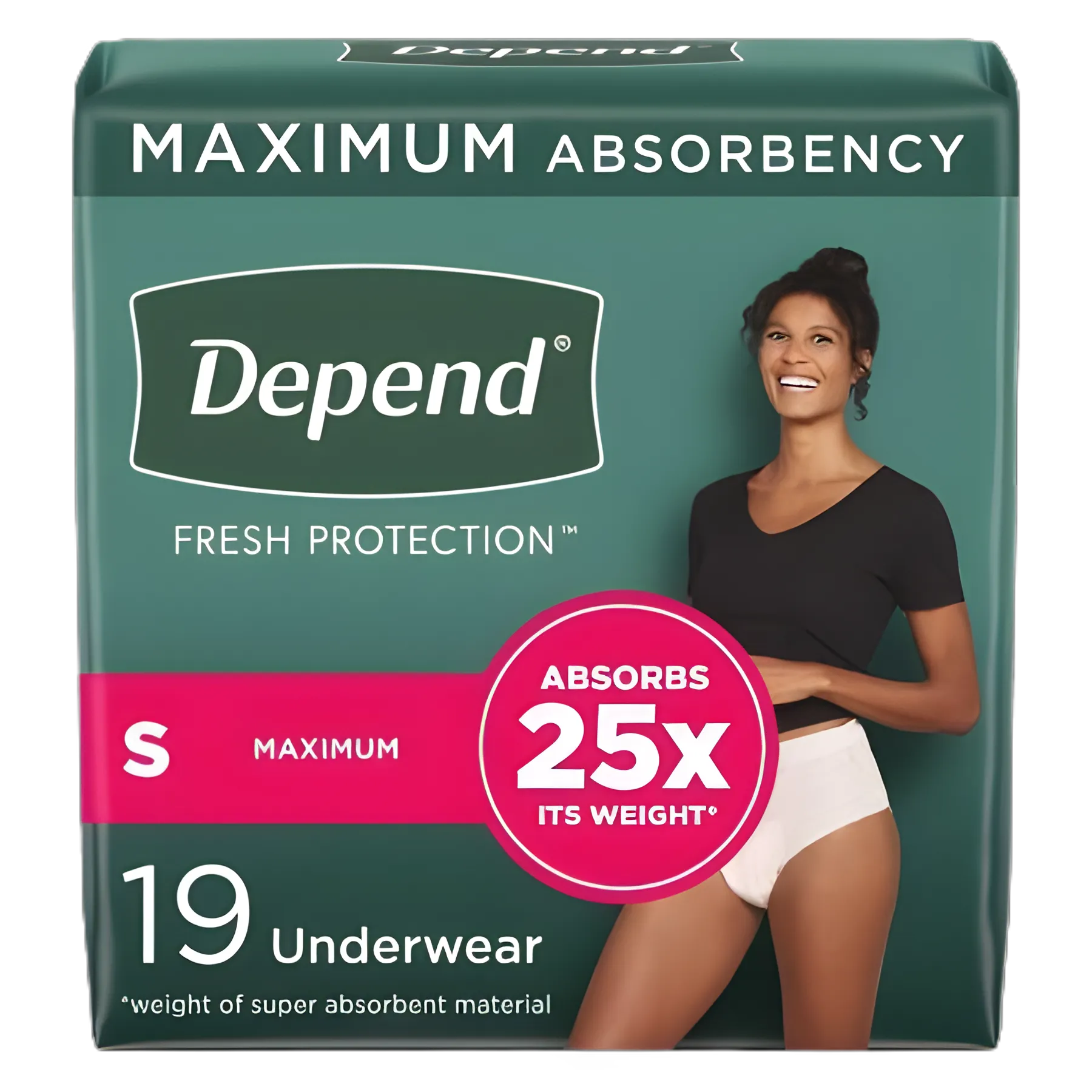 Depend Fresh Protection Female Absorbent Underwear, Small, Heavy Absorbency - 47915