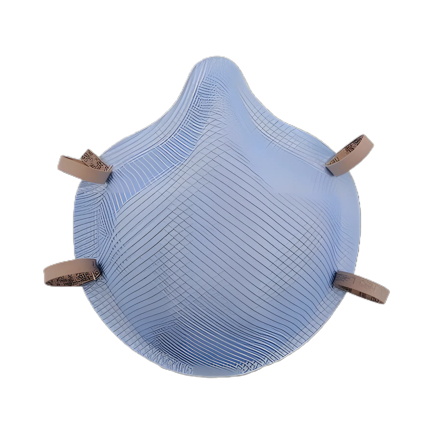 Particulate Respirator / Surgical Mask Moldex® Medical N95 Cup Elastic Strap Large Blue NonSterile ASTM Level 3 Adult