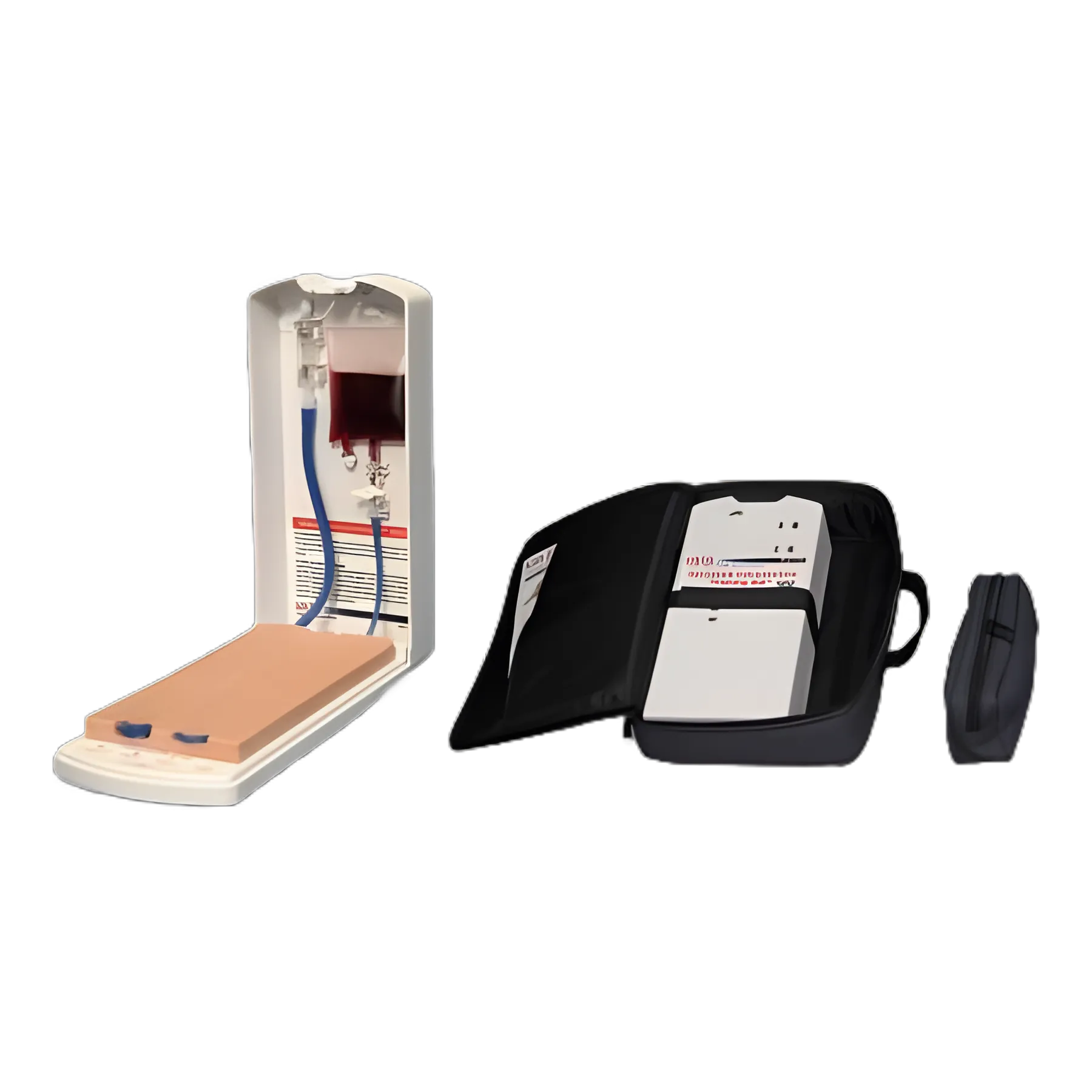 Nasco Healthcare Dermalike Venipuncture Training Aid with Carrying Case