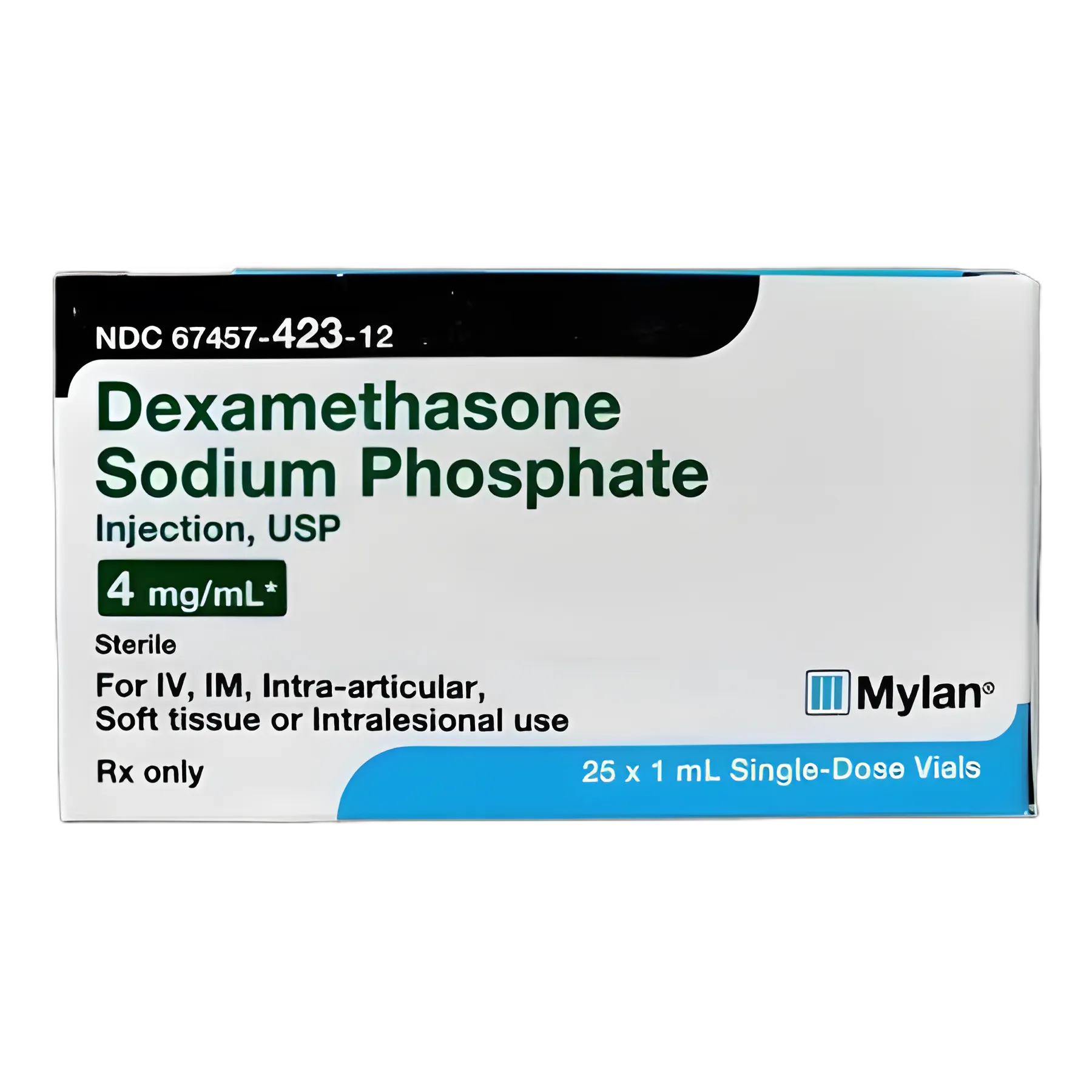 Dexamethasone Sodium Phosphate 4 mg / mL Injection Single-Dose Vial 1 mL - 67457042312