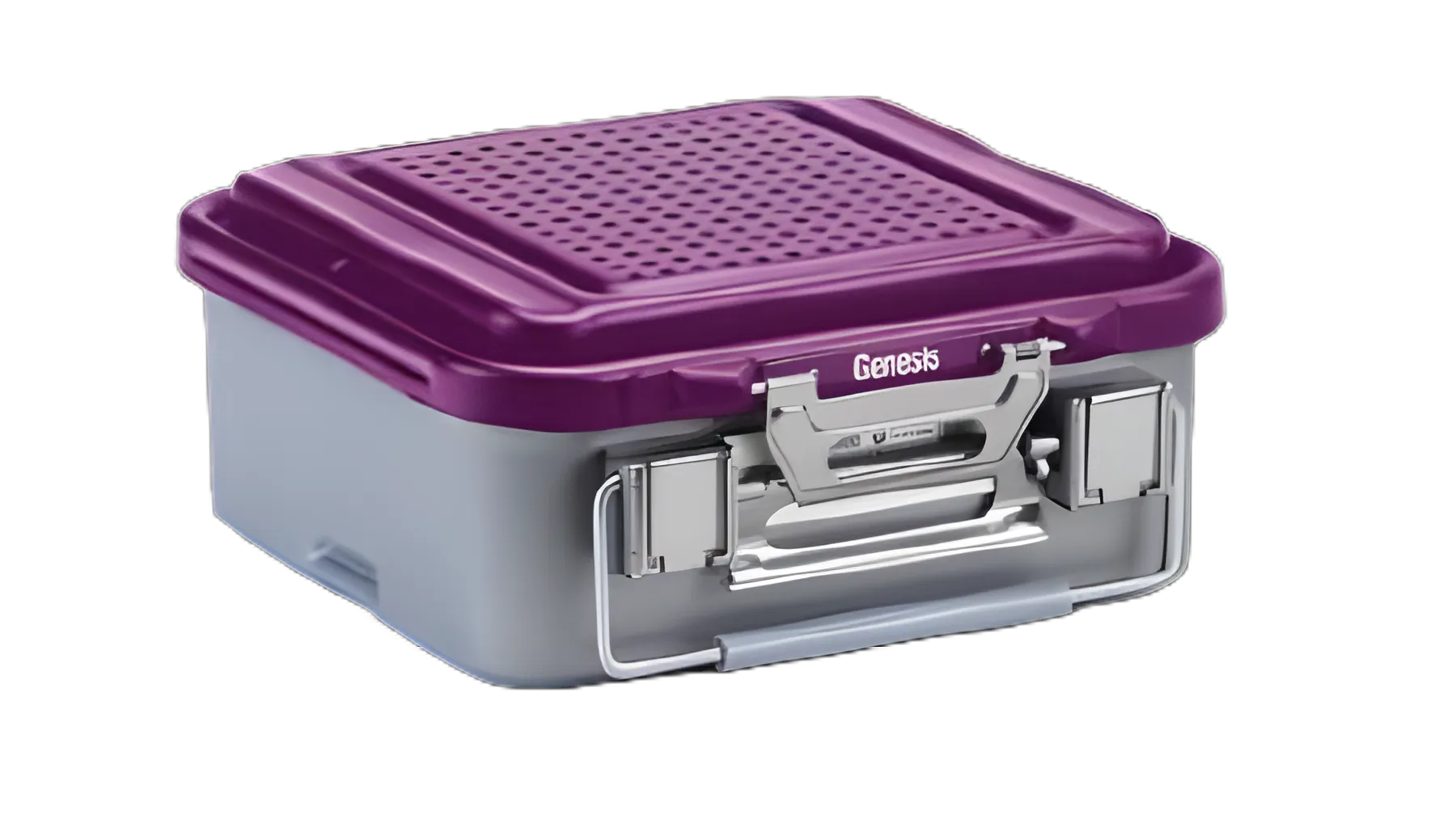 Genesis® Sterilization Container 5x11x12 Inch Purple - V. Mueller CD1-5B-PURPLE