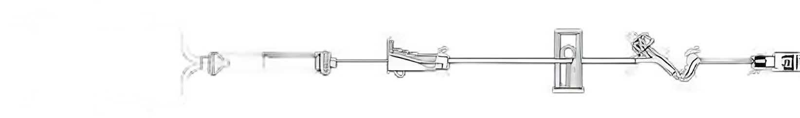 Primary IV Administration Set BBraun™ Gravity 1 Port 10 Drops / mL Drip Rate 170 Micron Filter 84 Inch Tubing Blood