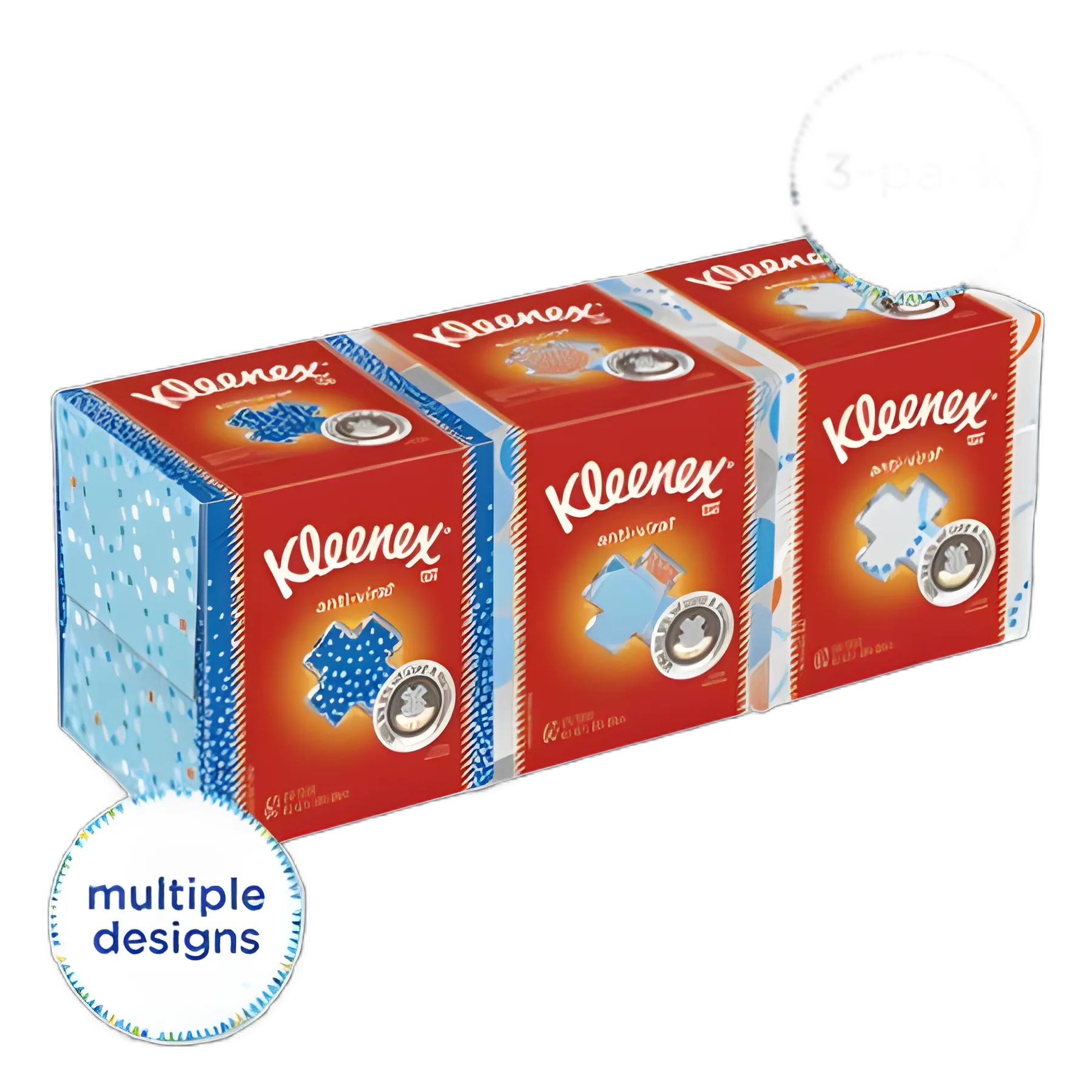 Boutique Anti-Viral Tissue, 3-Ply, White, Pop-Up Box, 60/Box, 3 Boxes/Pack