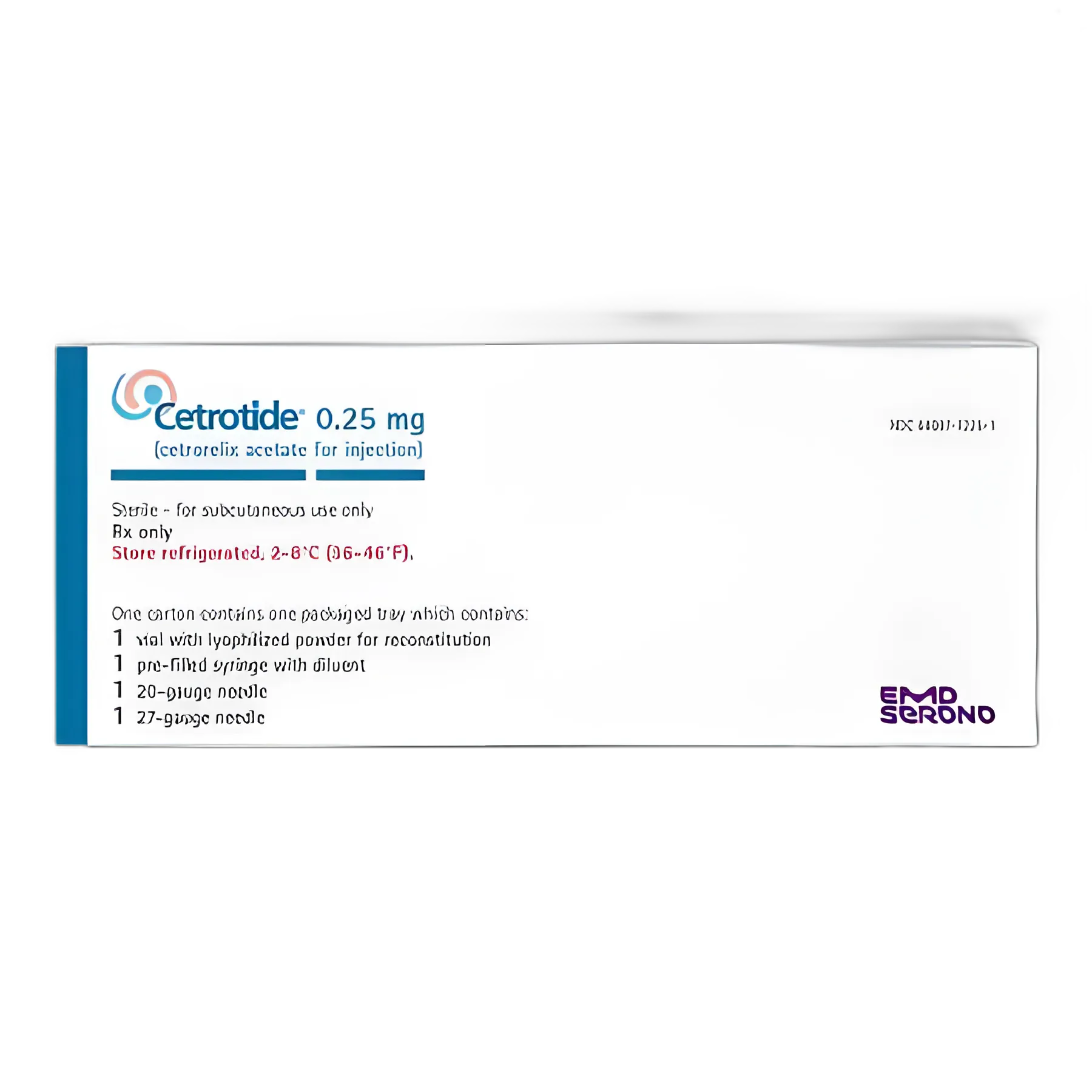 Cetrotide Cetrorelix Acetate 0.25 mg Injection Vial - Gonadotropin Releasing Hormone Antagonist
