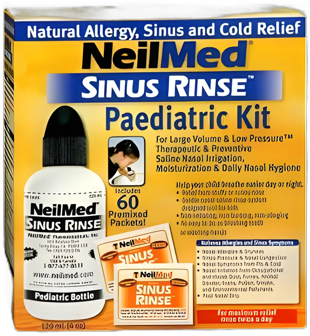 Pediatric Saline Nasal Rinse Kit Neilmed® Sinus Rinse™ Kids 60 Packets