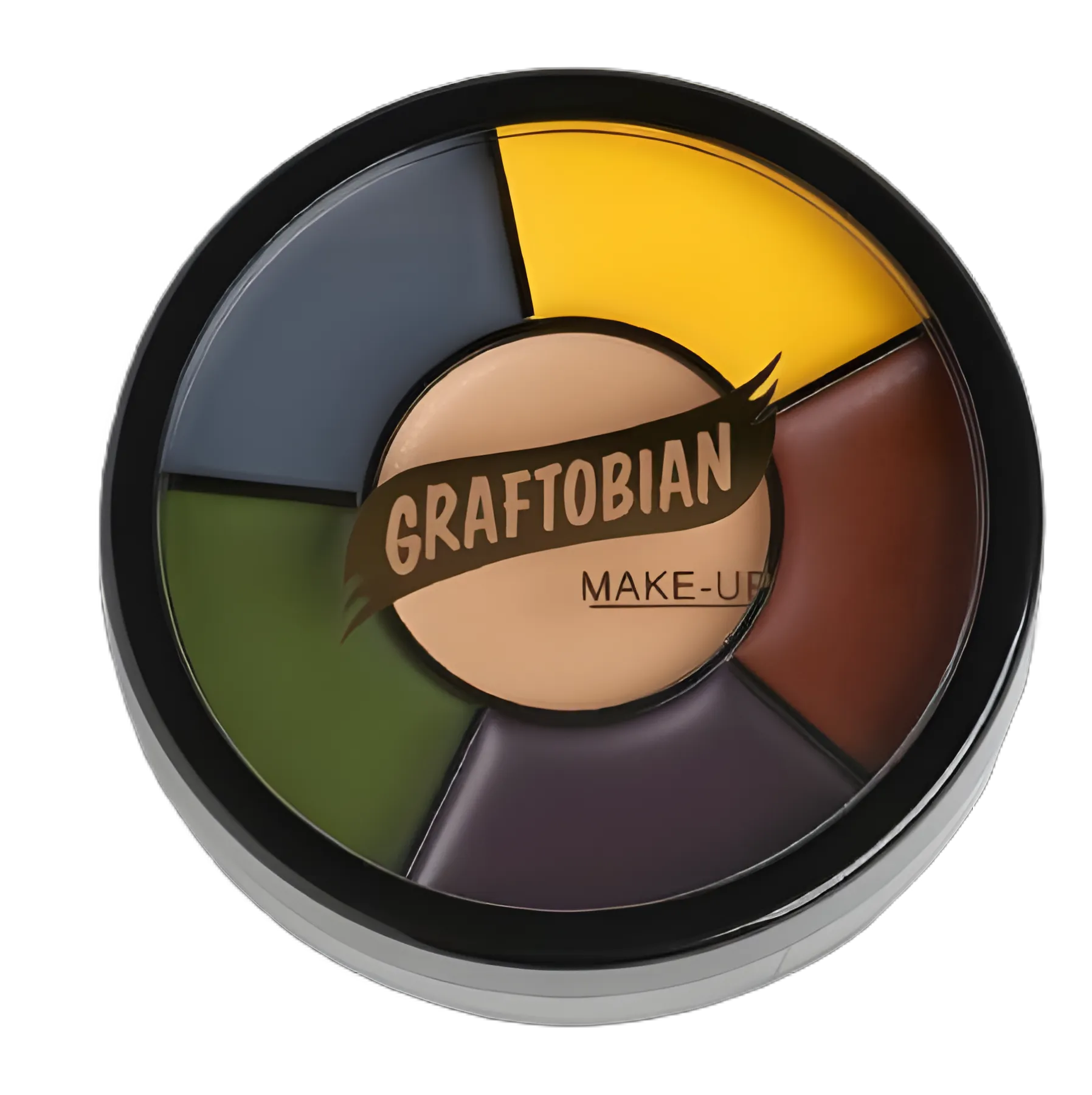 Graftobian Injury Shades Grease Paint Makeup Wheel for Medical Training 1 oz.