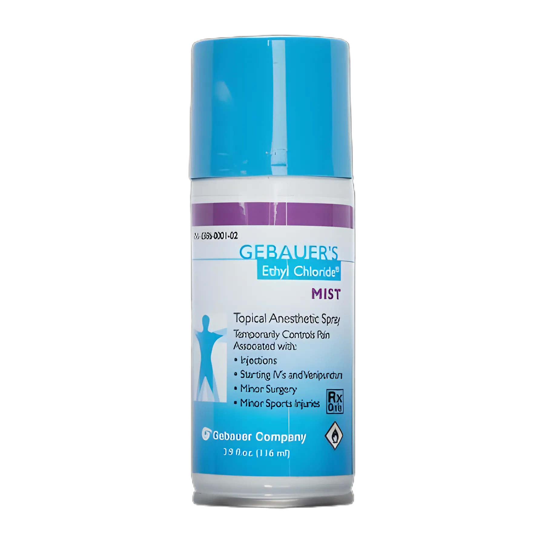 Gebauer's Ethyl Chloride® Ethyl Chloride 100% Mist Spray Can 103.5 mL