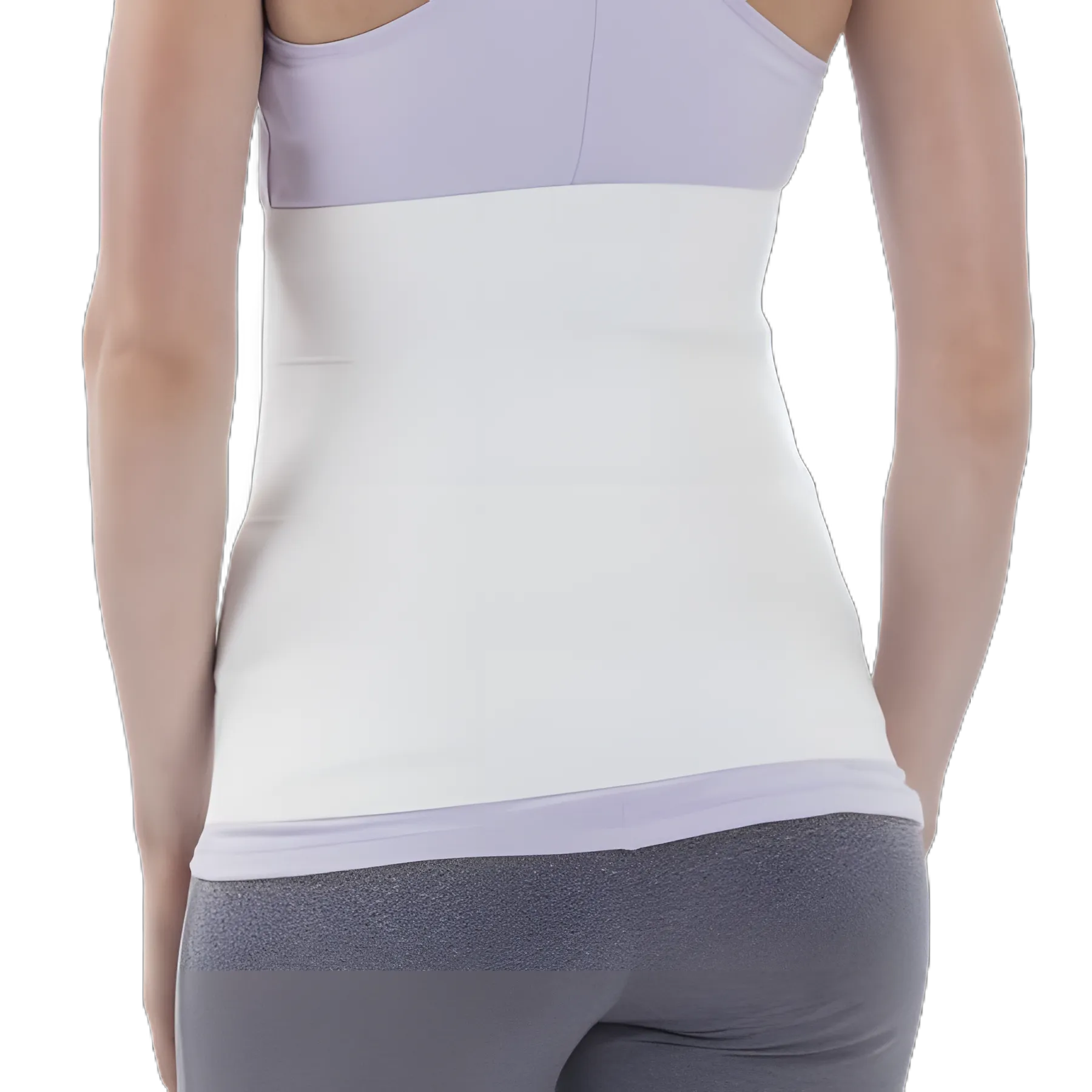 Abdominal Binder NYOrtho Universal Medium Hook and Loop Closure 46 to 62 Inch Waist Circumference 12 Inch Height Adult