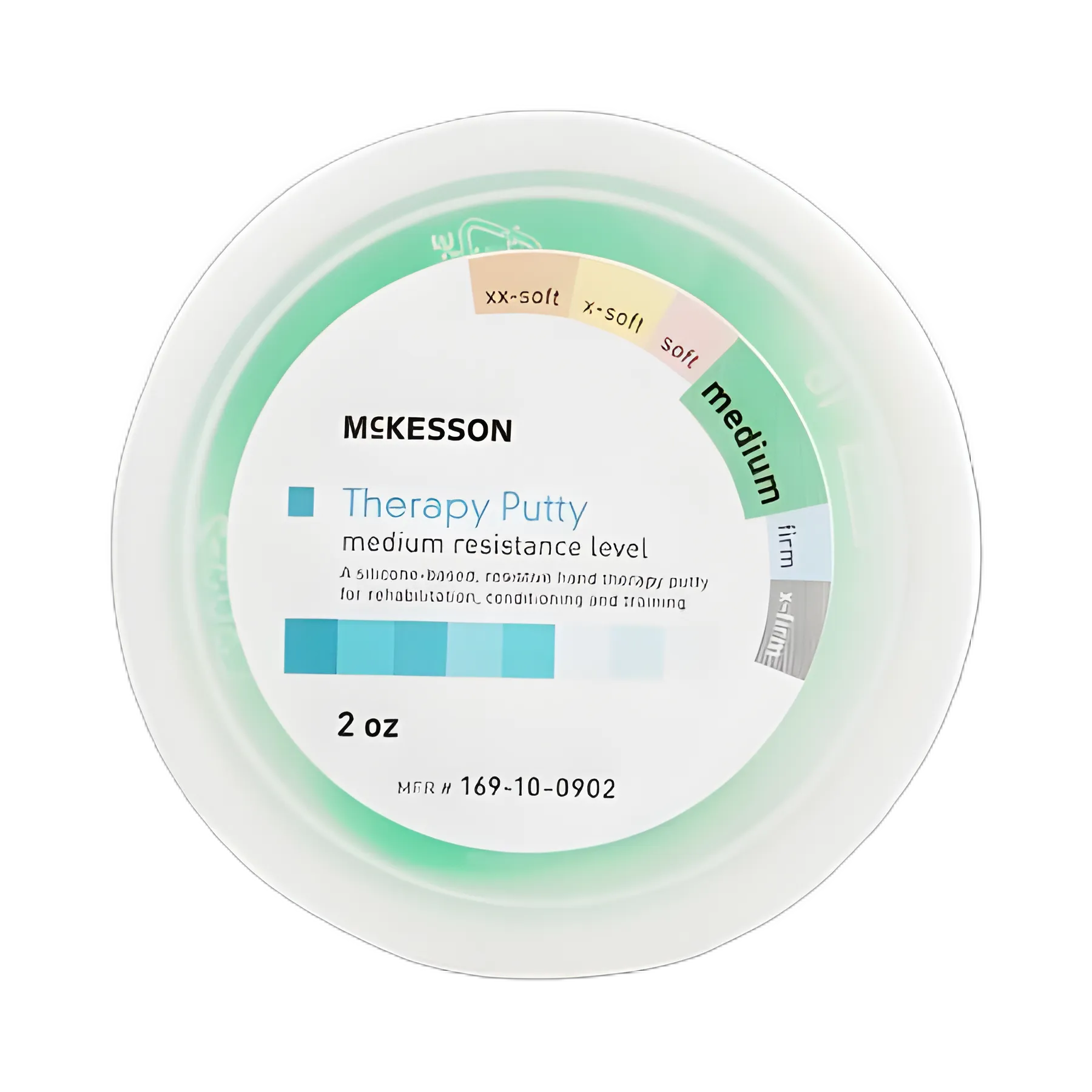 McKesson Medium Resistance Therapy Putty 2 oz - Silicone Polymer, Non-Toxic